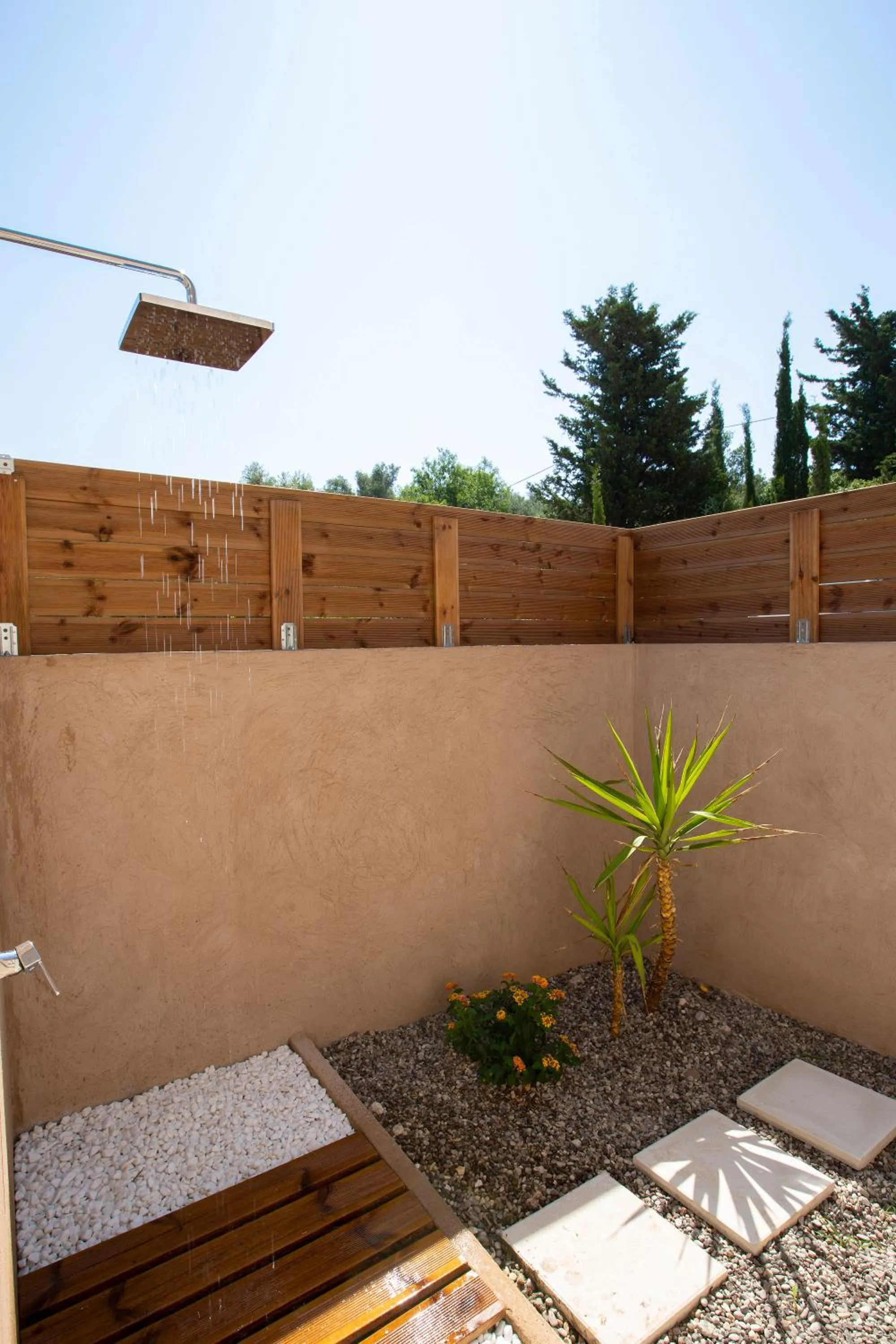 Shower in Ionian Horizon Villas