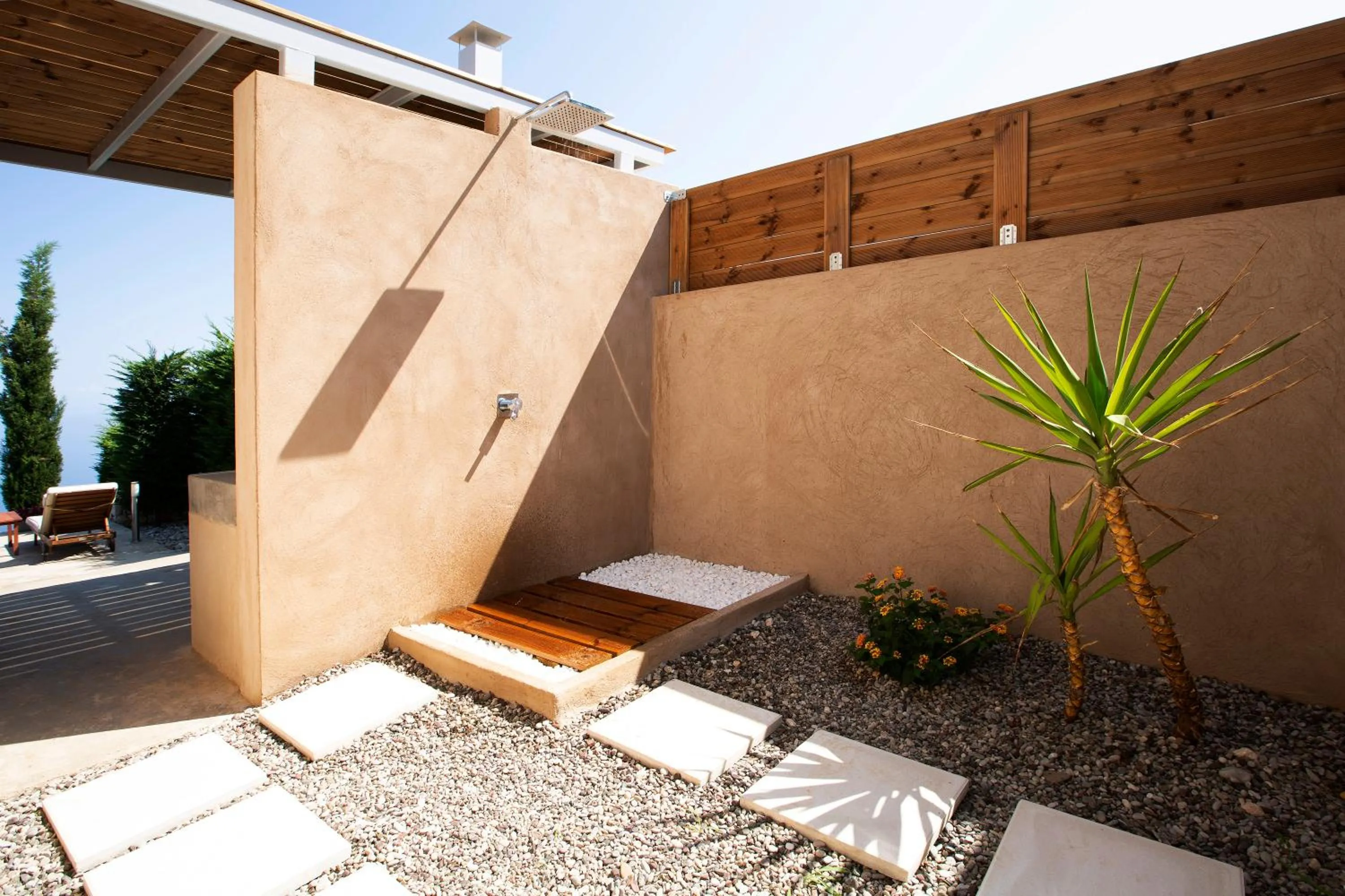 Shower in Ionian Horizon Villas