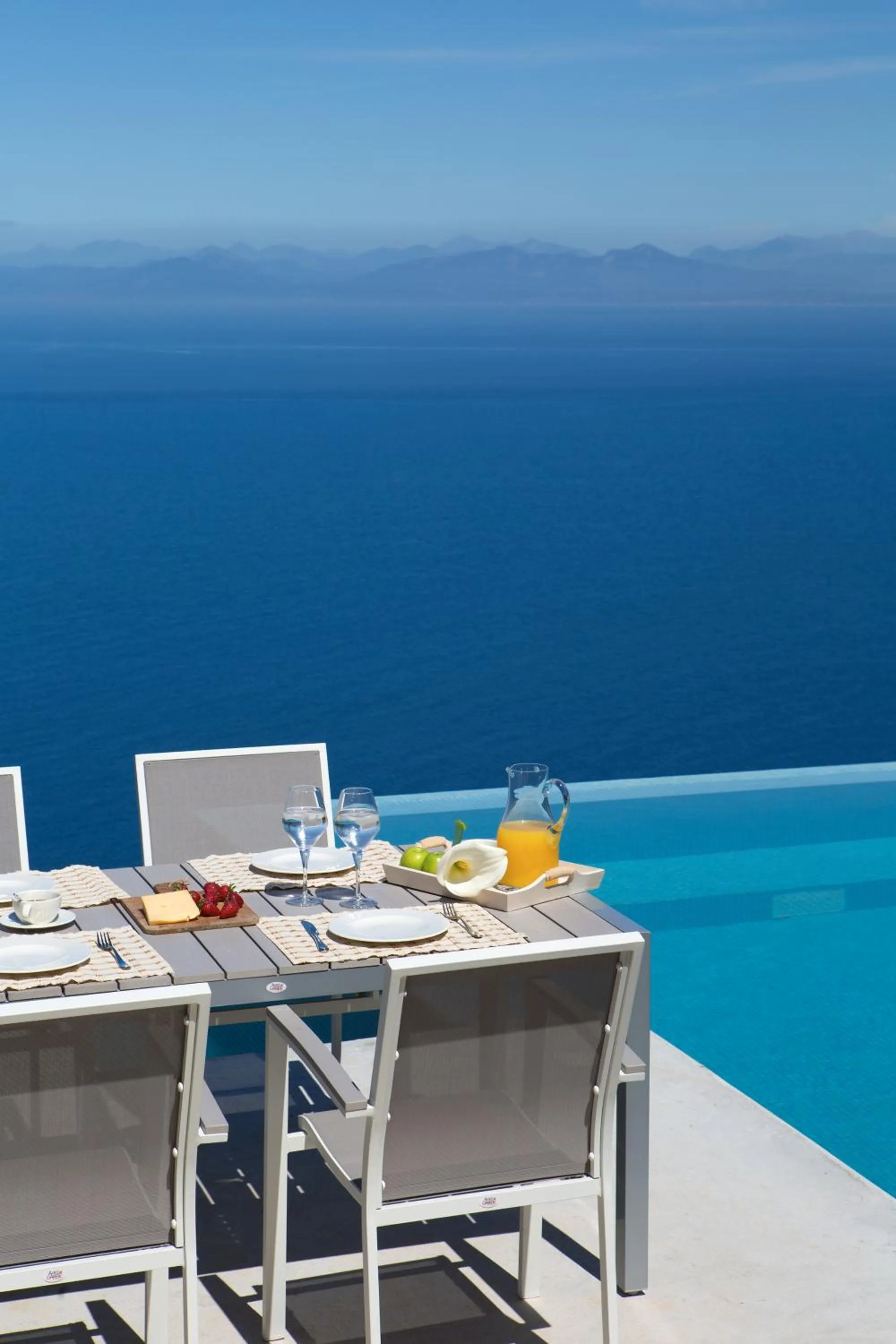 Patio in Ionian Horizon Villas