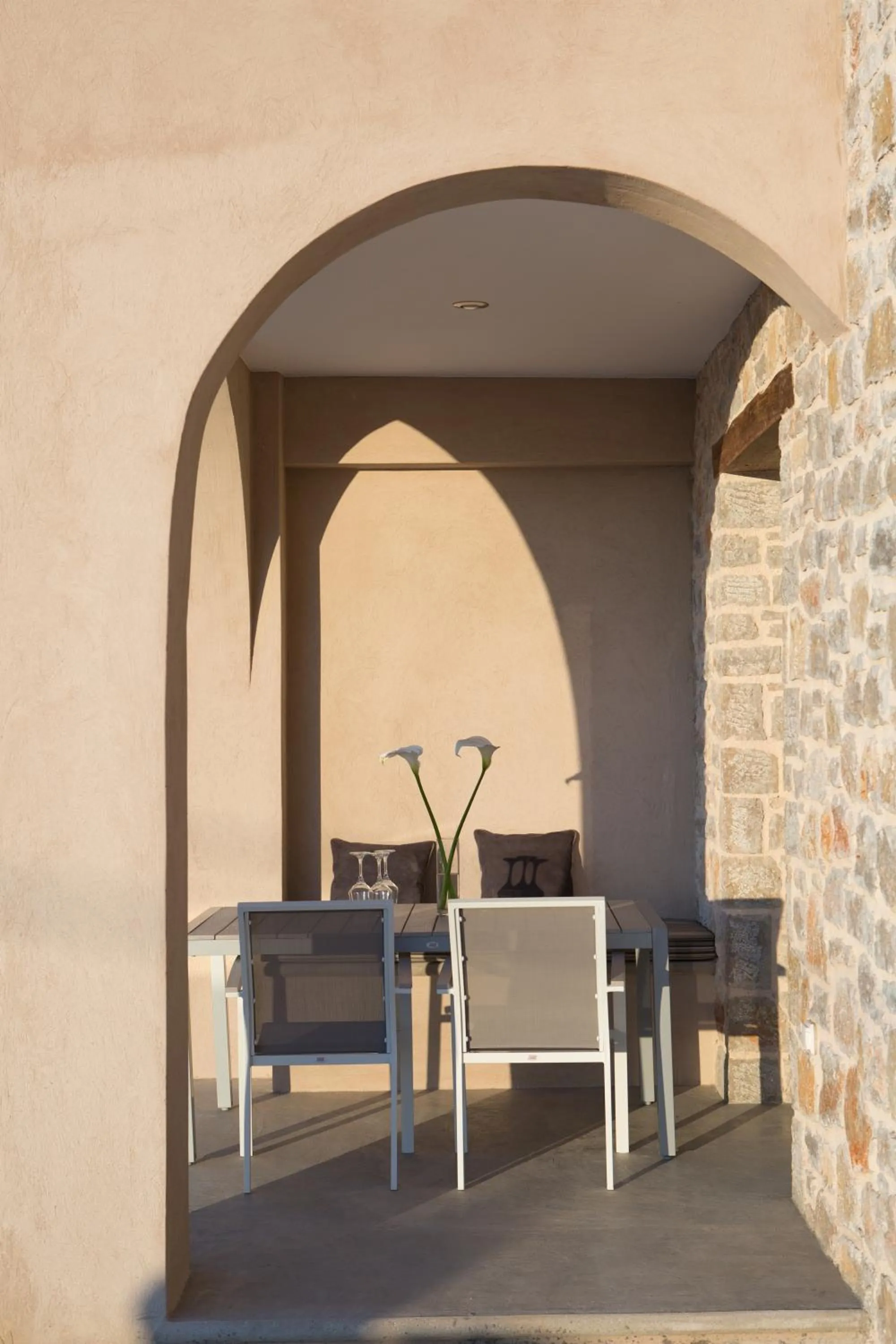 Patio in Ionian Horizon Villas