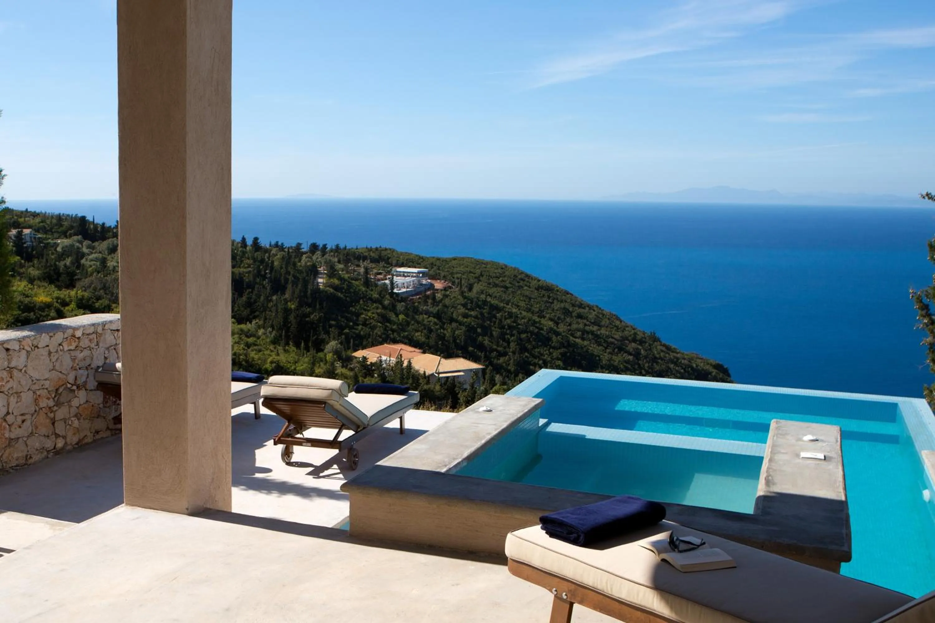 Patio in Ionian Horizon Villas
