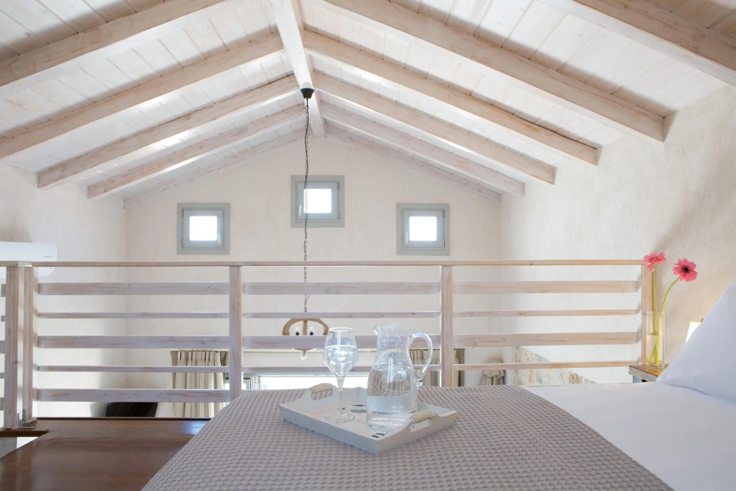 Decorative detail, Bed in Ionian Horizon Villas