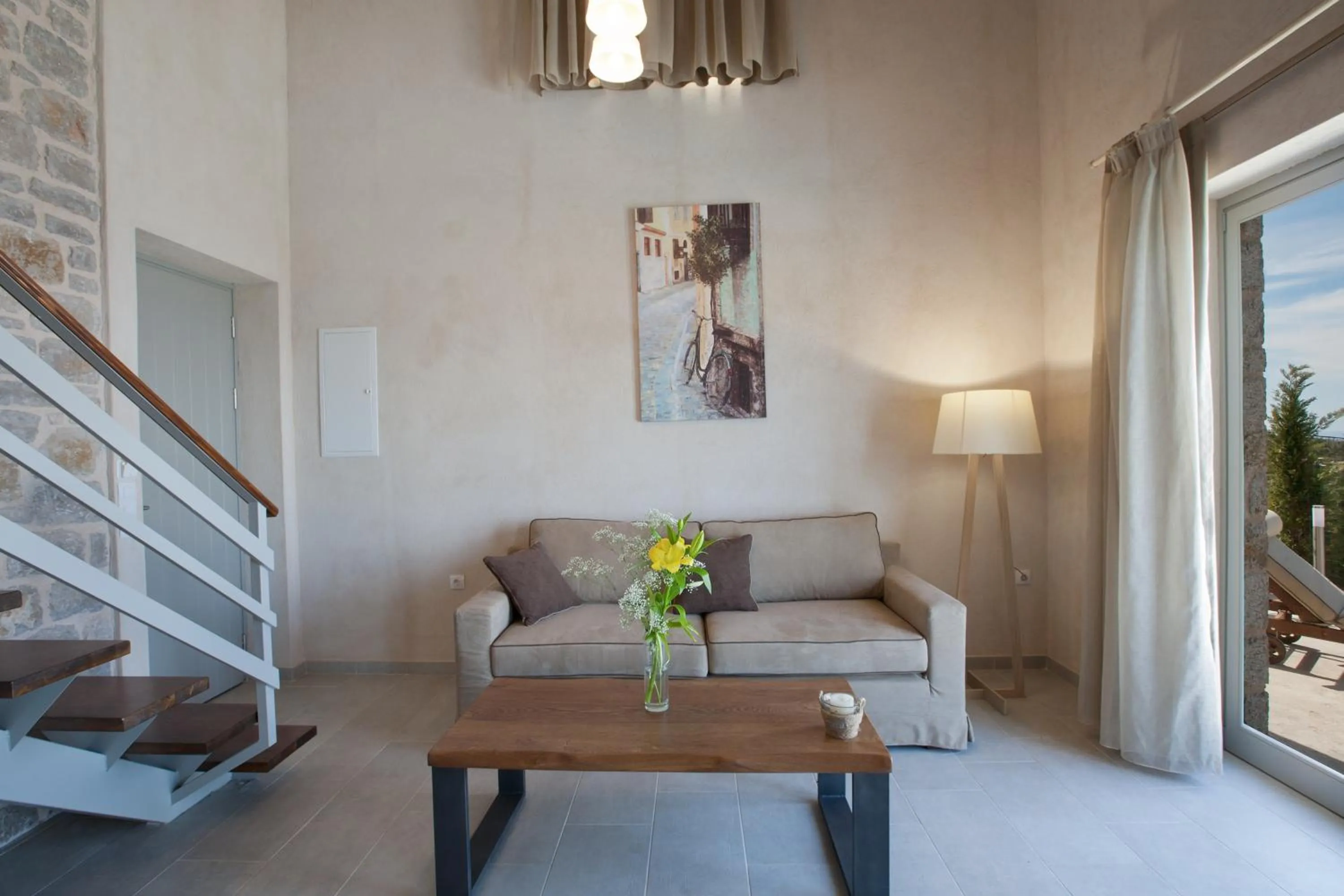 Living room in Ionian Horizon Villas