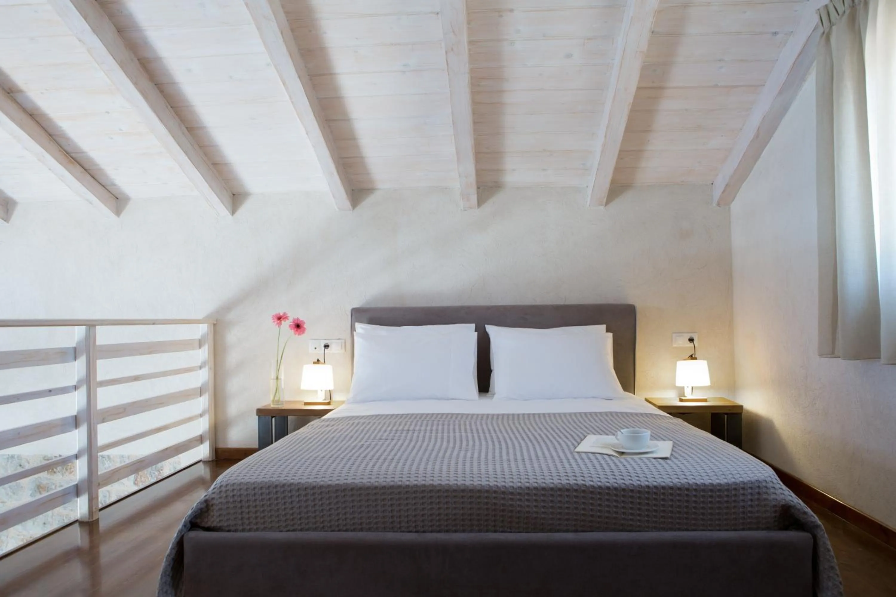 Decorative detail, Bed in Ionian Horizon Villas