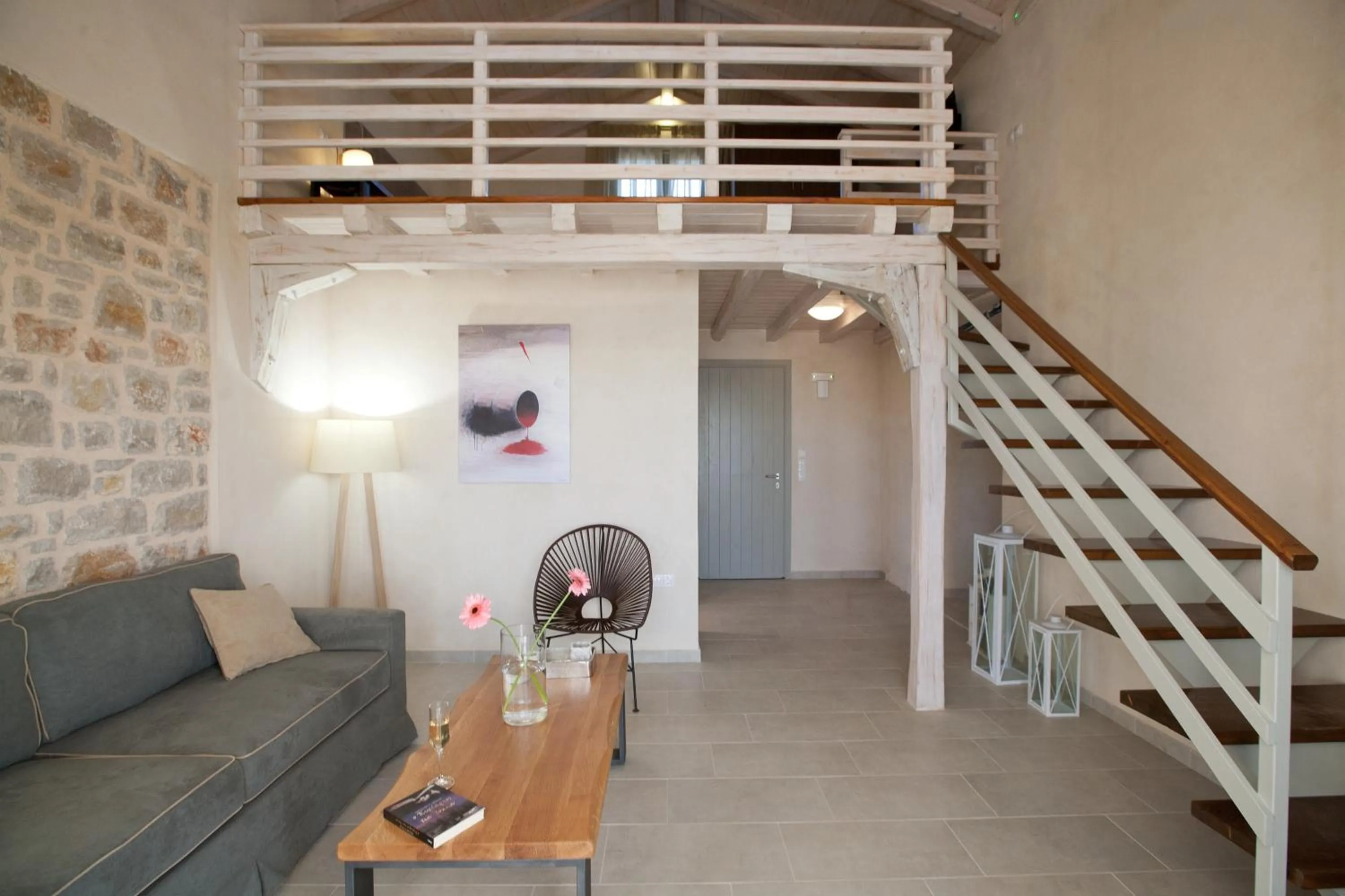 Living room in Ionian Horizon Villas