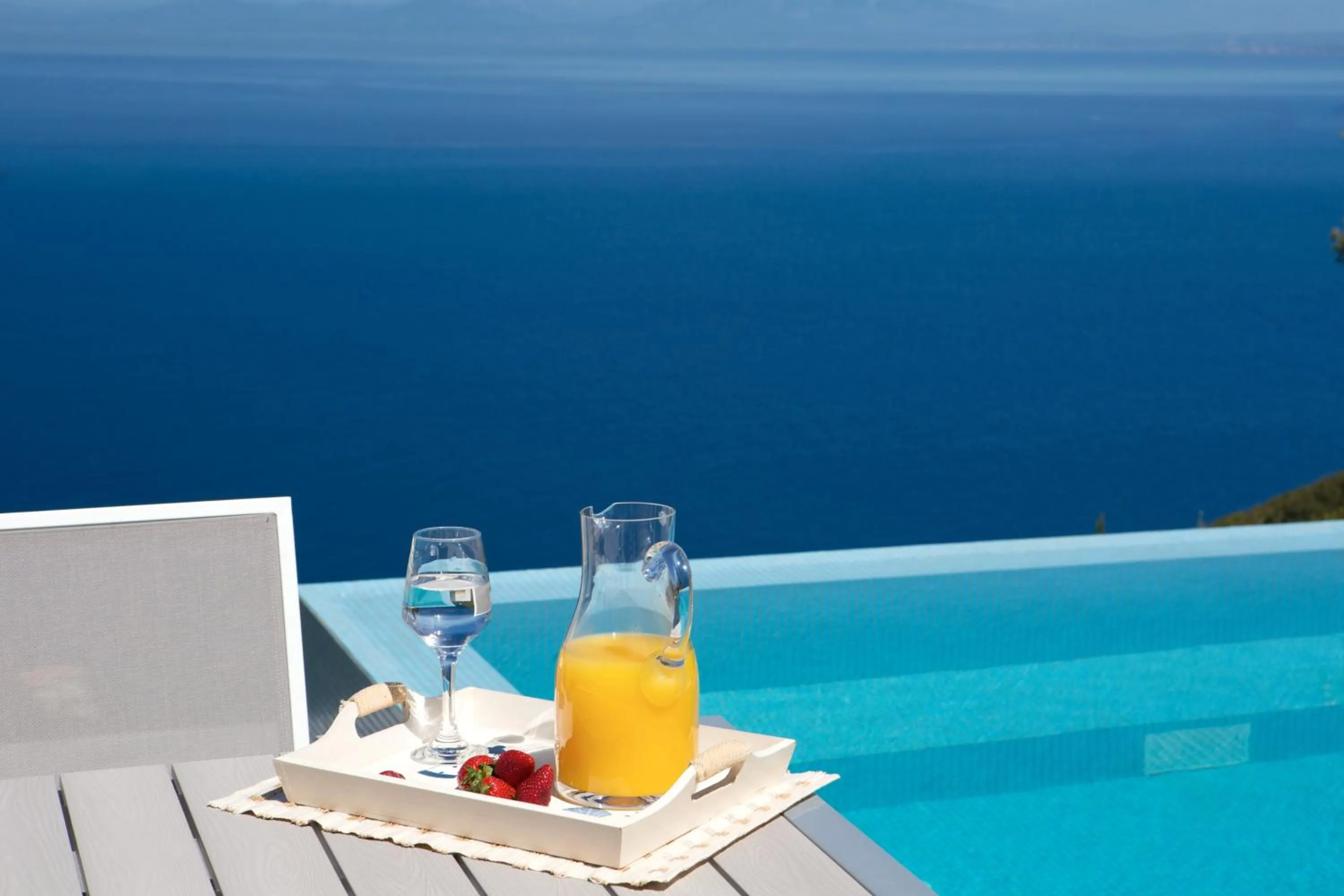 Patio in Ionian Horizon Villas