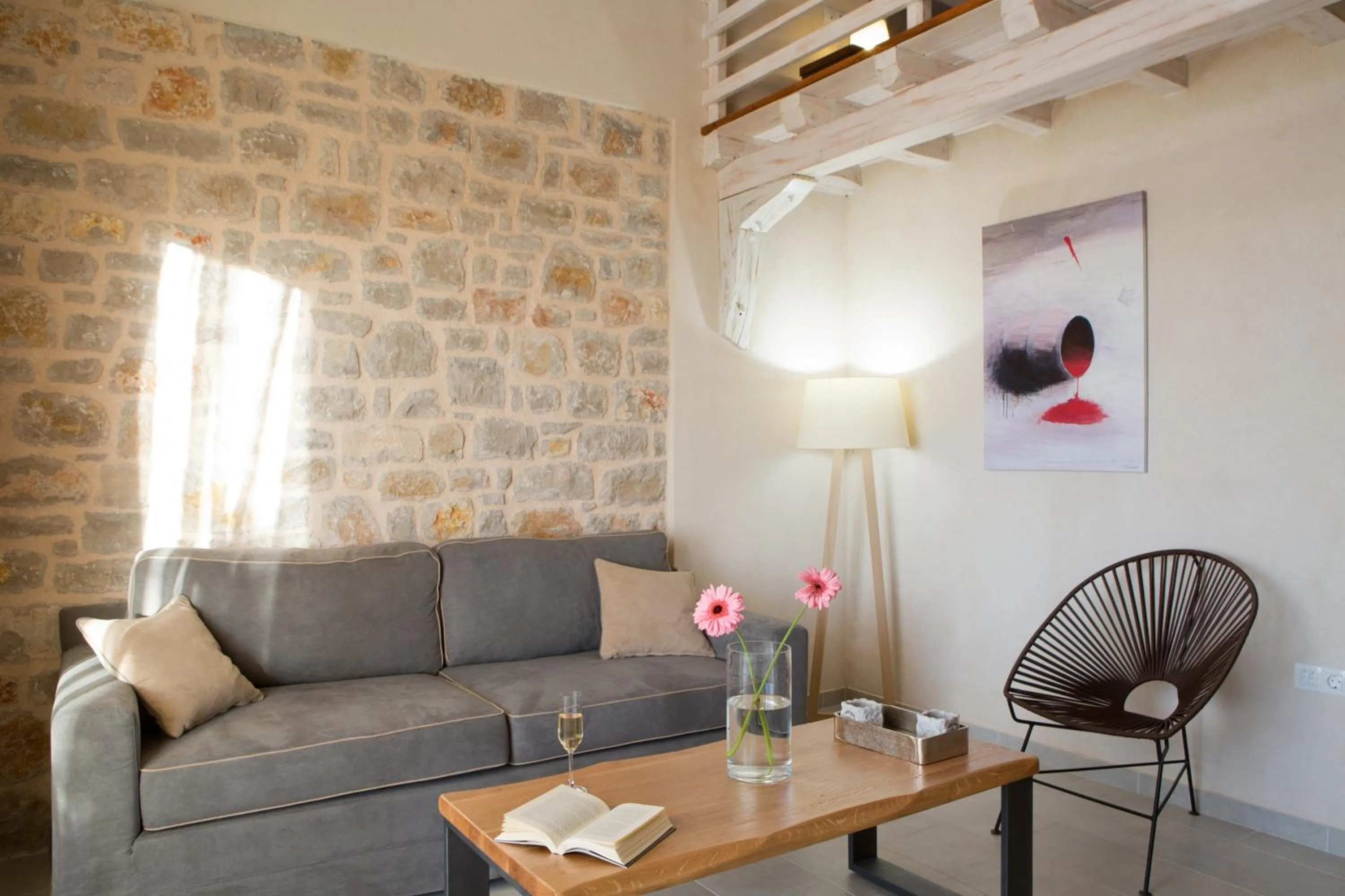 Living room in Ionian Horizon Villas