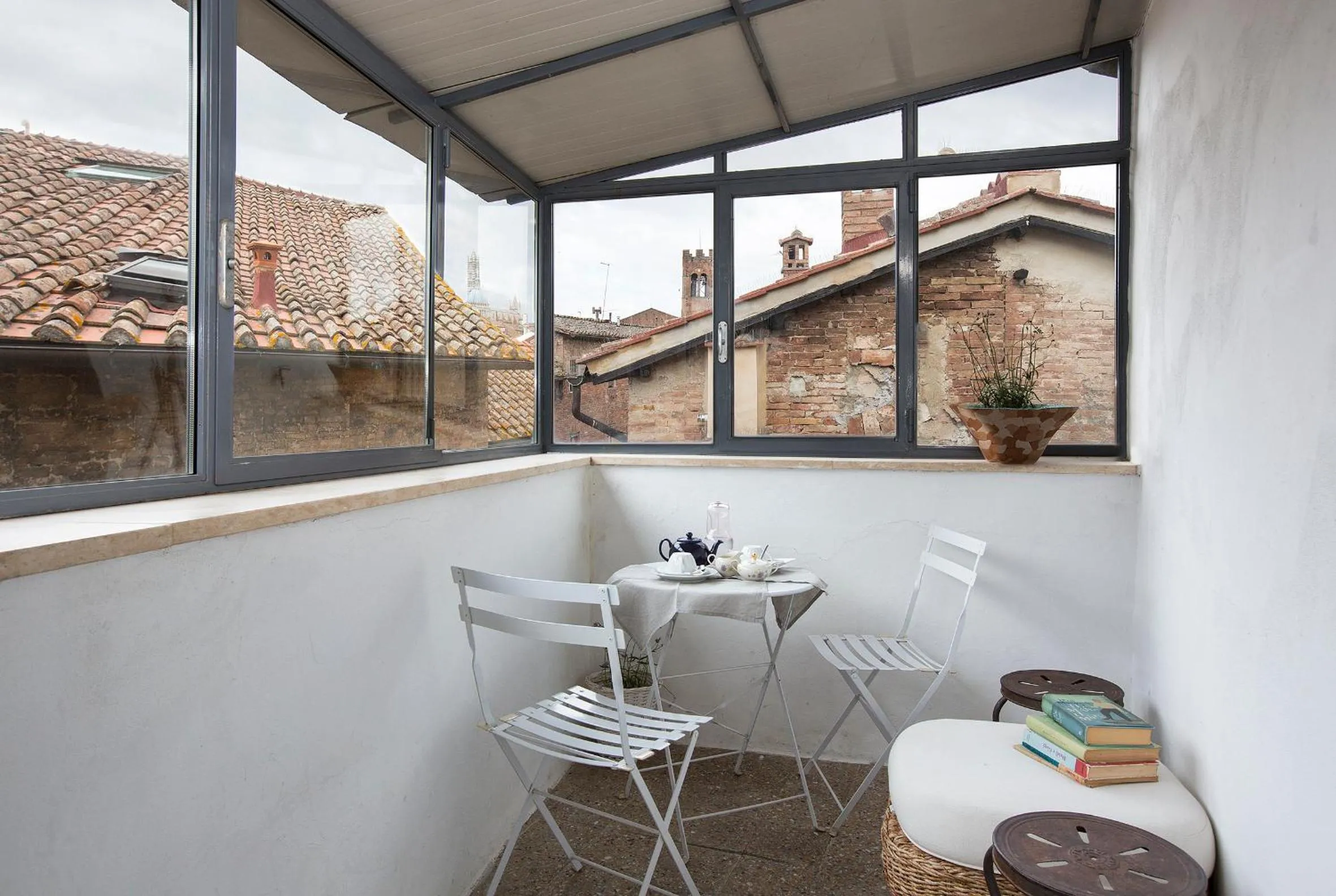 Balcony/Terrace in B&B Paradiso n.4