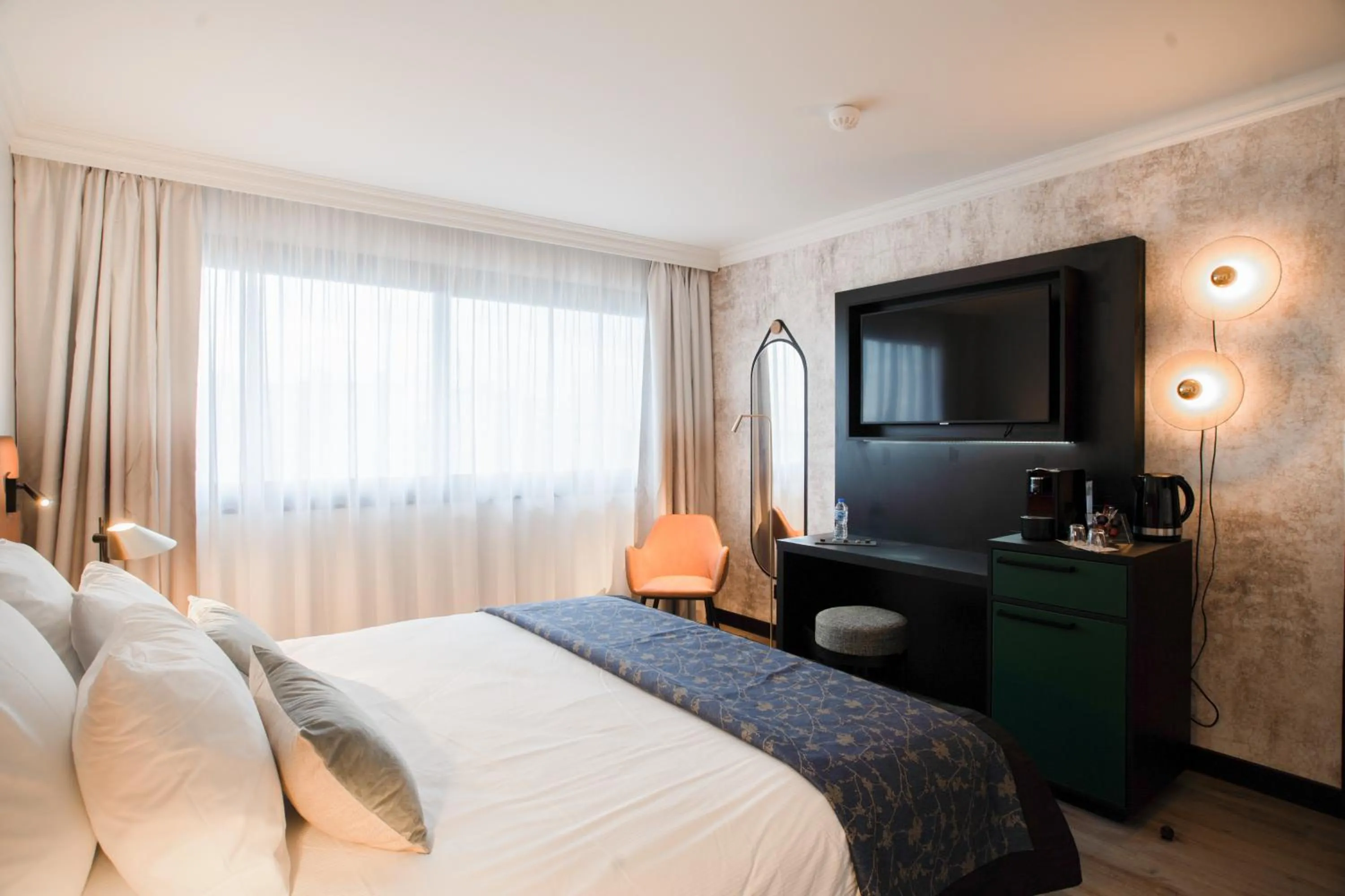 Bed in Appart'City Collection Genève Aéroport - Ferney Voltaire