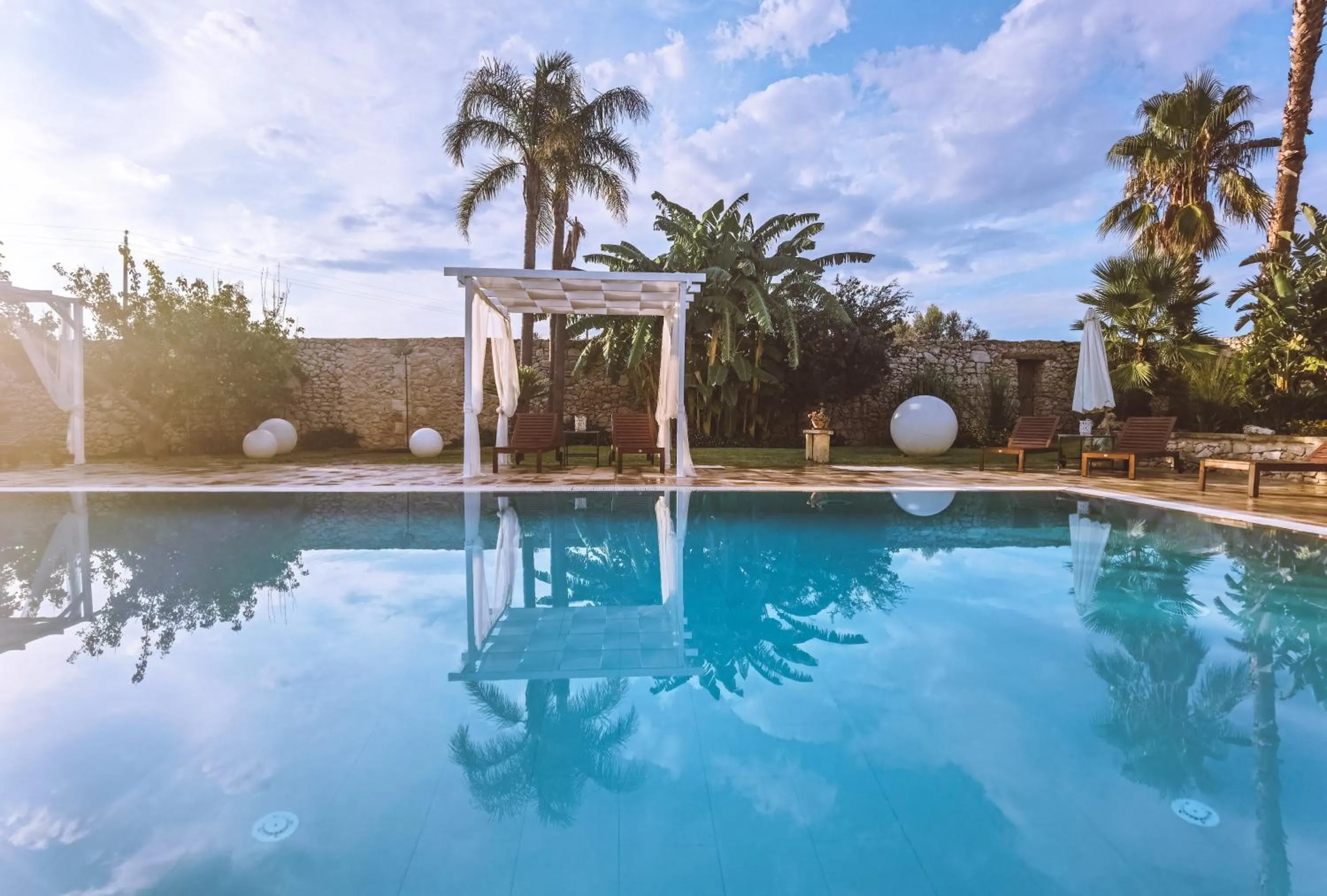 Pool view in Don Agostino Relais Masseria