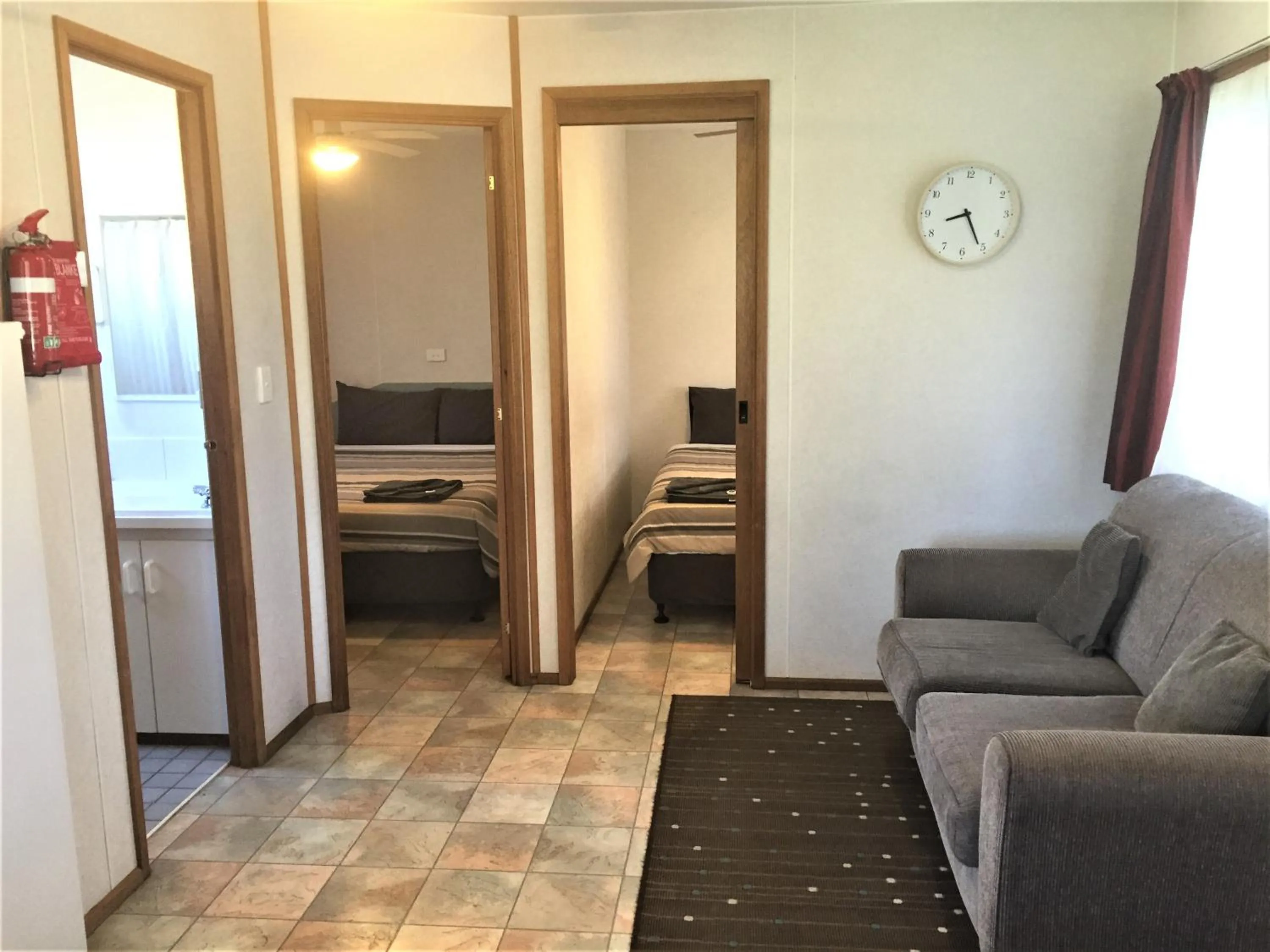 Seating area in Junee Tourist Park