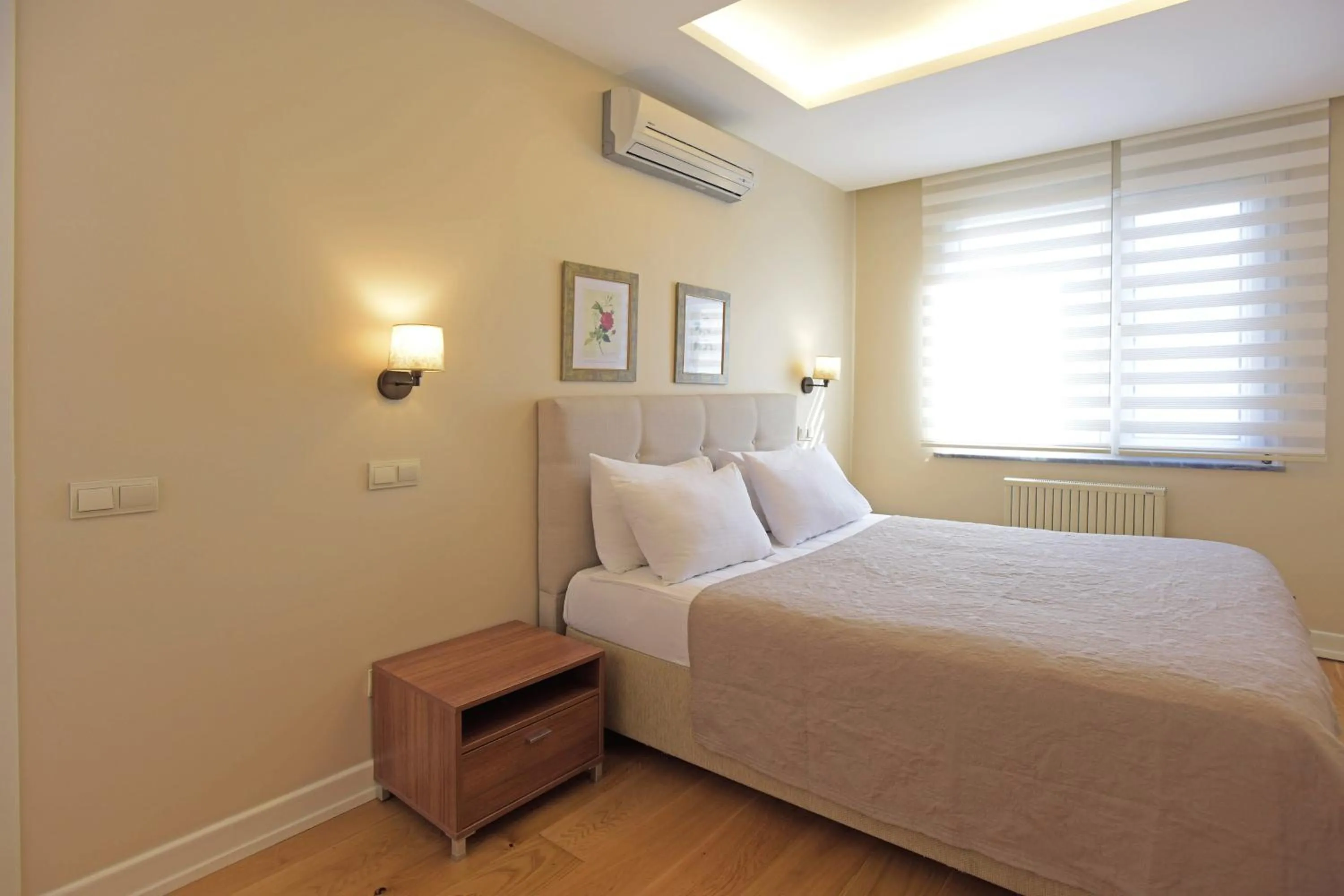 Bed in Cheya Sisli BNB Medical & Business City Center Tesvikiye Suites and Apartments