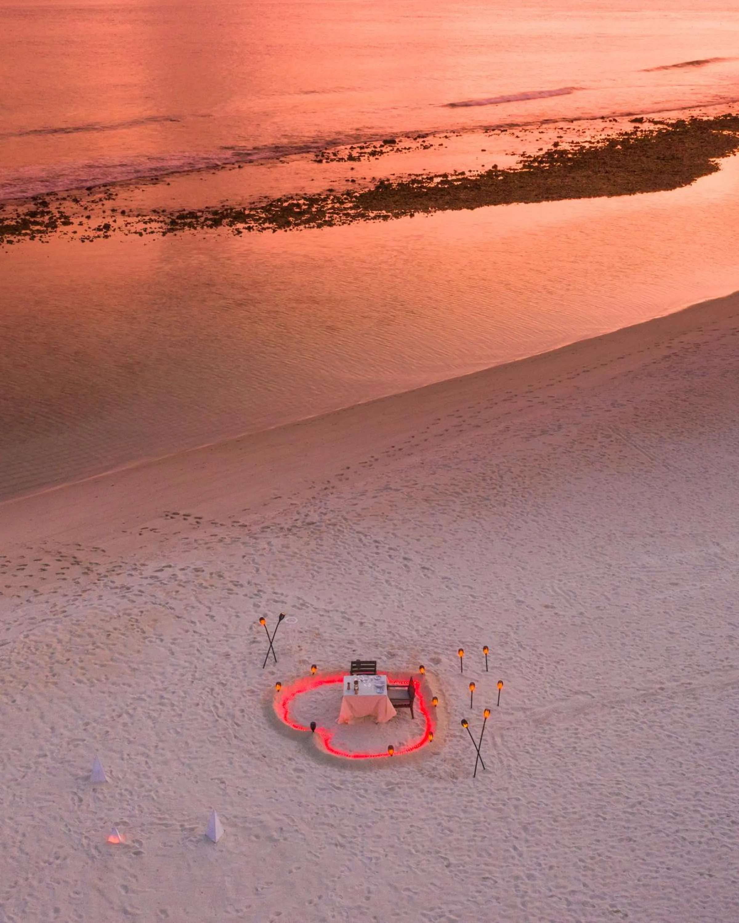 Dinner in Finolhu, A Seaside Collection Resort, a Member of Design Hotels