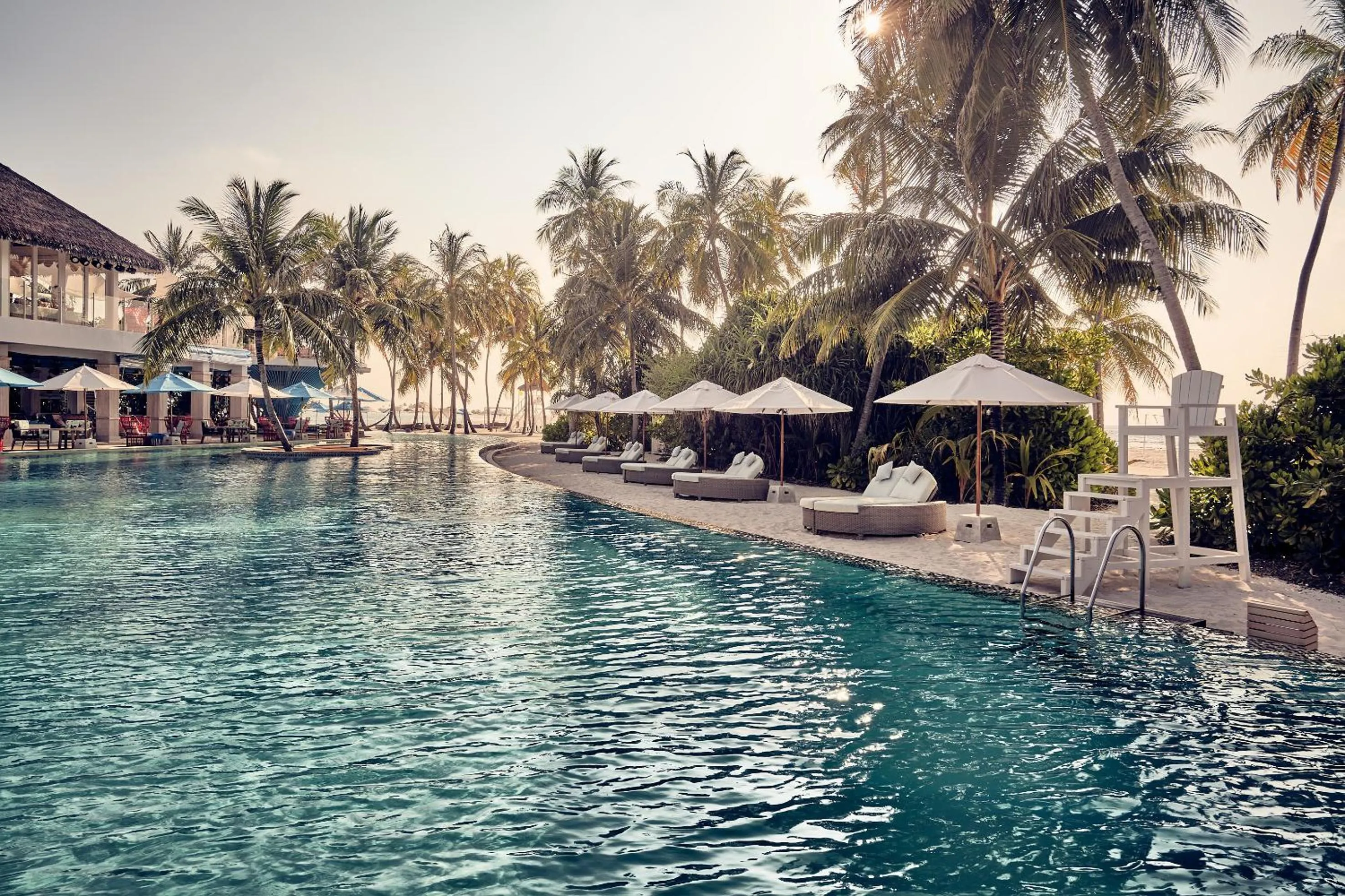 Swimming pool in Finolhu, A Seaside Collection Resort, a Member of Design Hotels