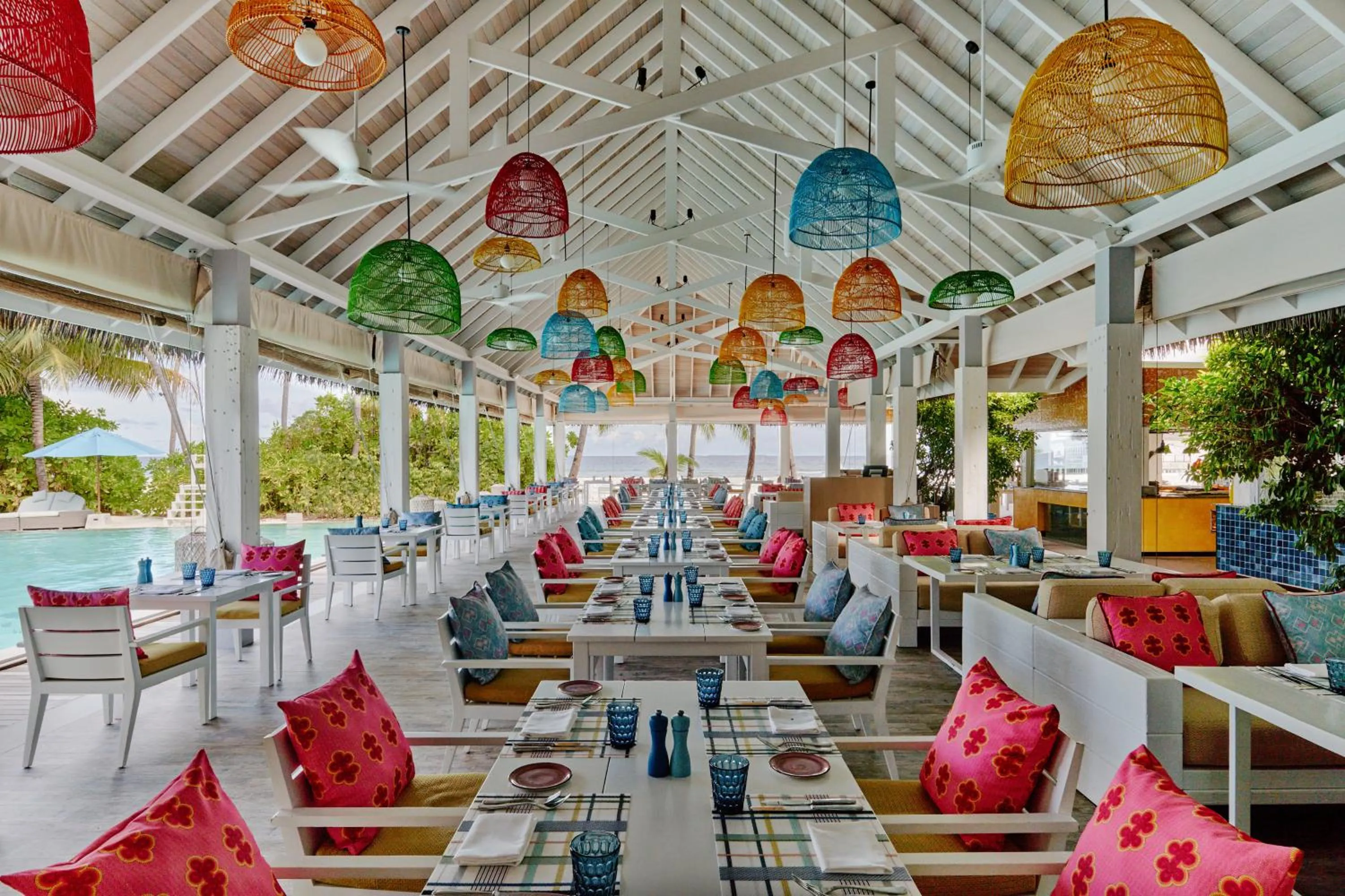 Restaurant/places to eat in Finolhu, A Seaside Collection Resort, a Member of Design Hotels