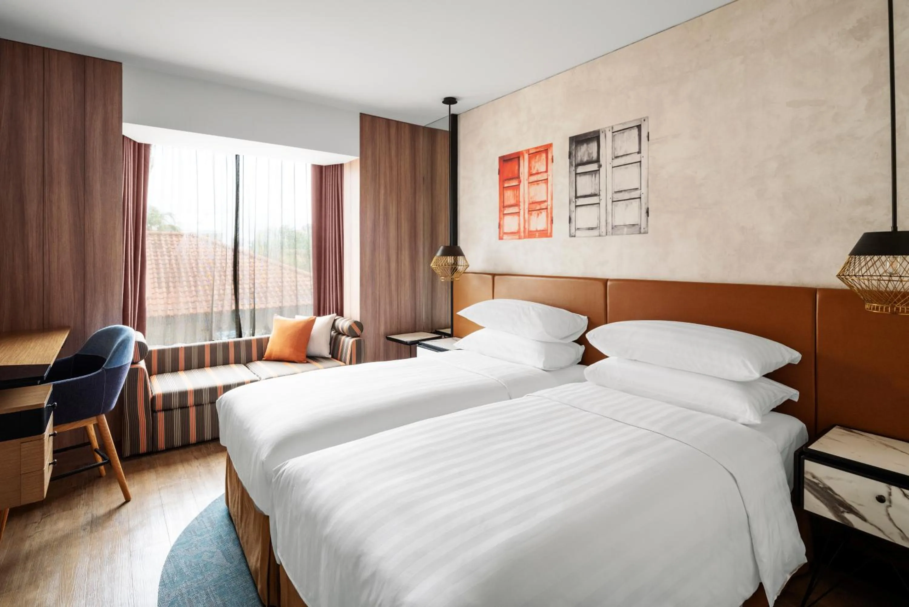 Bed in JEN Singapore Tanglin by Shangri-La