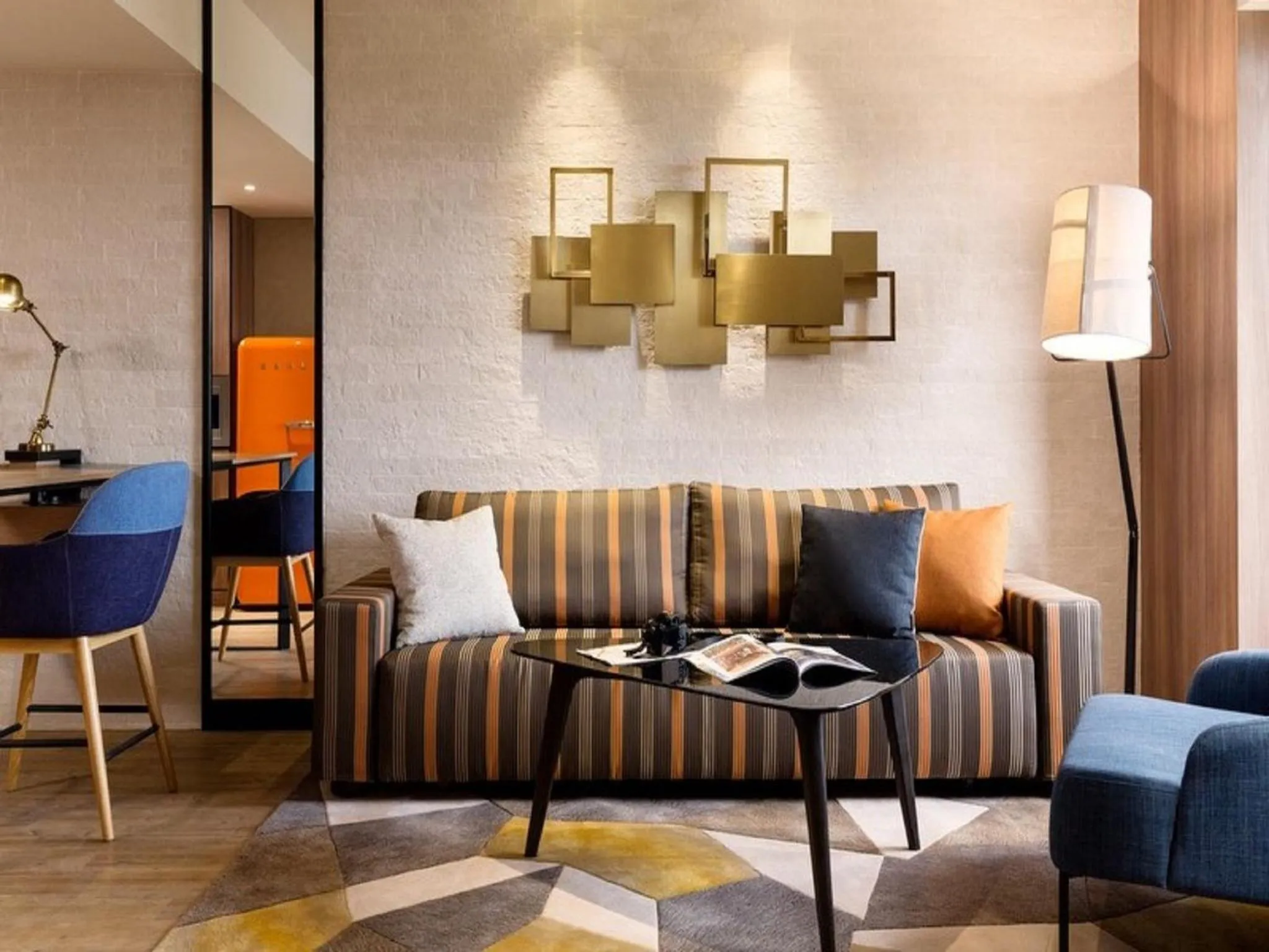 Seating area in JEN Singapore Tanglin by Shangri-La