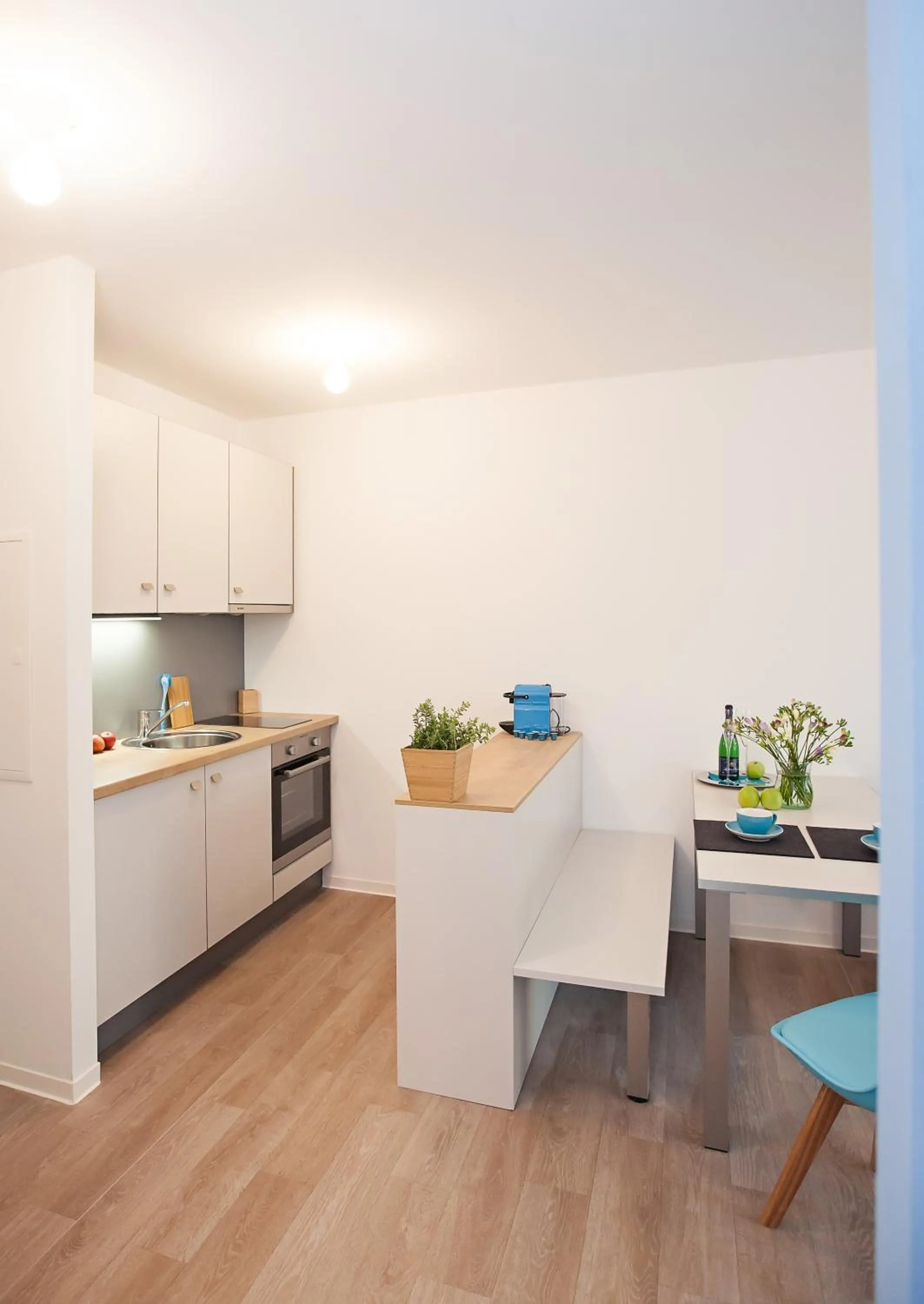 Kitchen or kitchenette in Spreepolis Boardinghaus