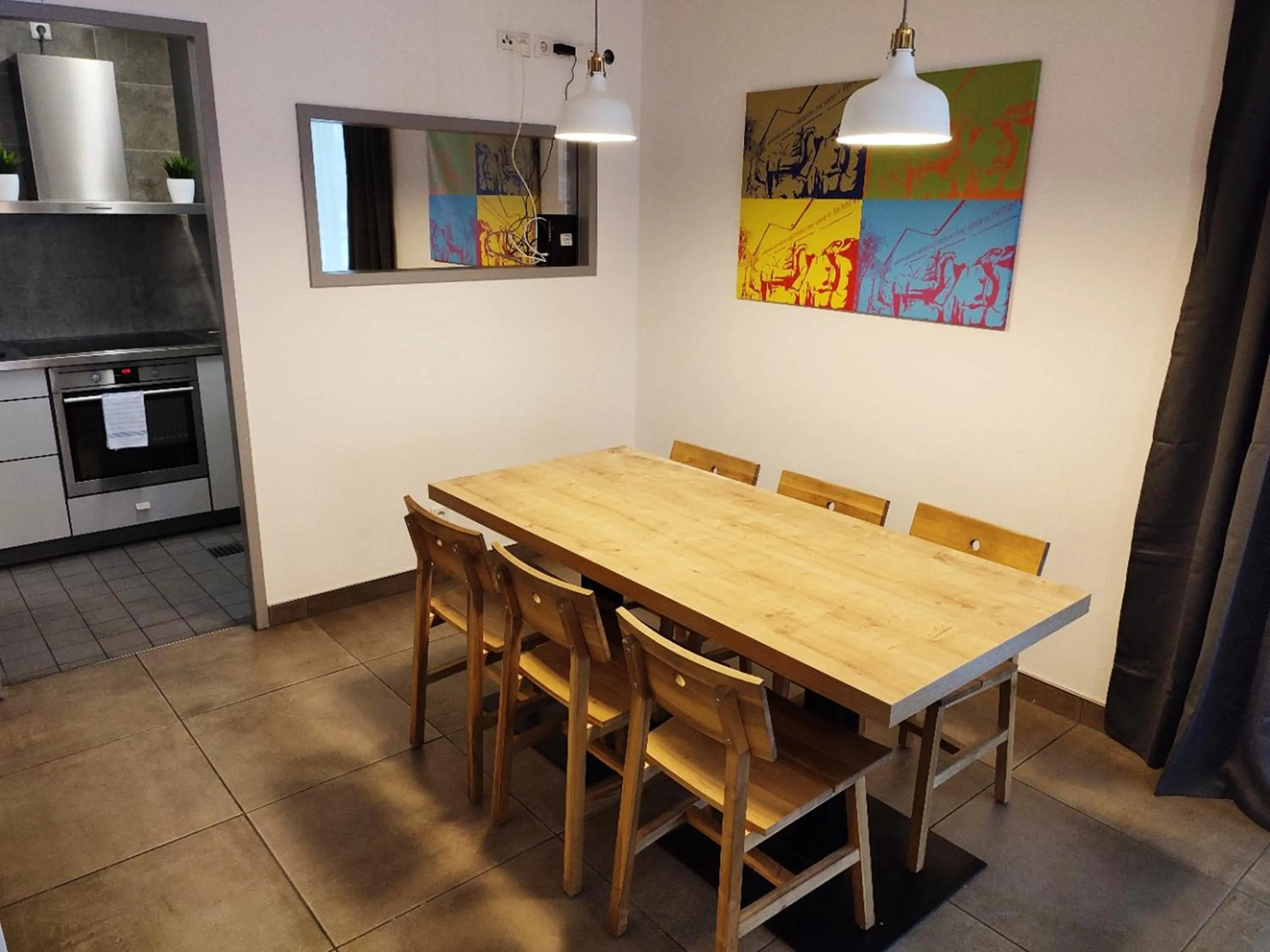 Seating area in Spreepolis Boardinghaus