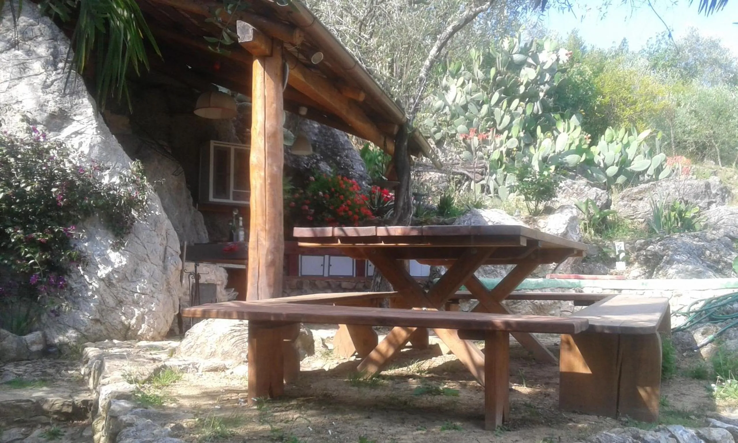 Communal kitchen in La Fattoria di Nonna Eugenia