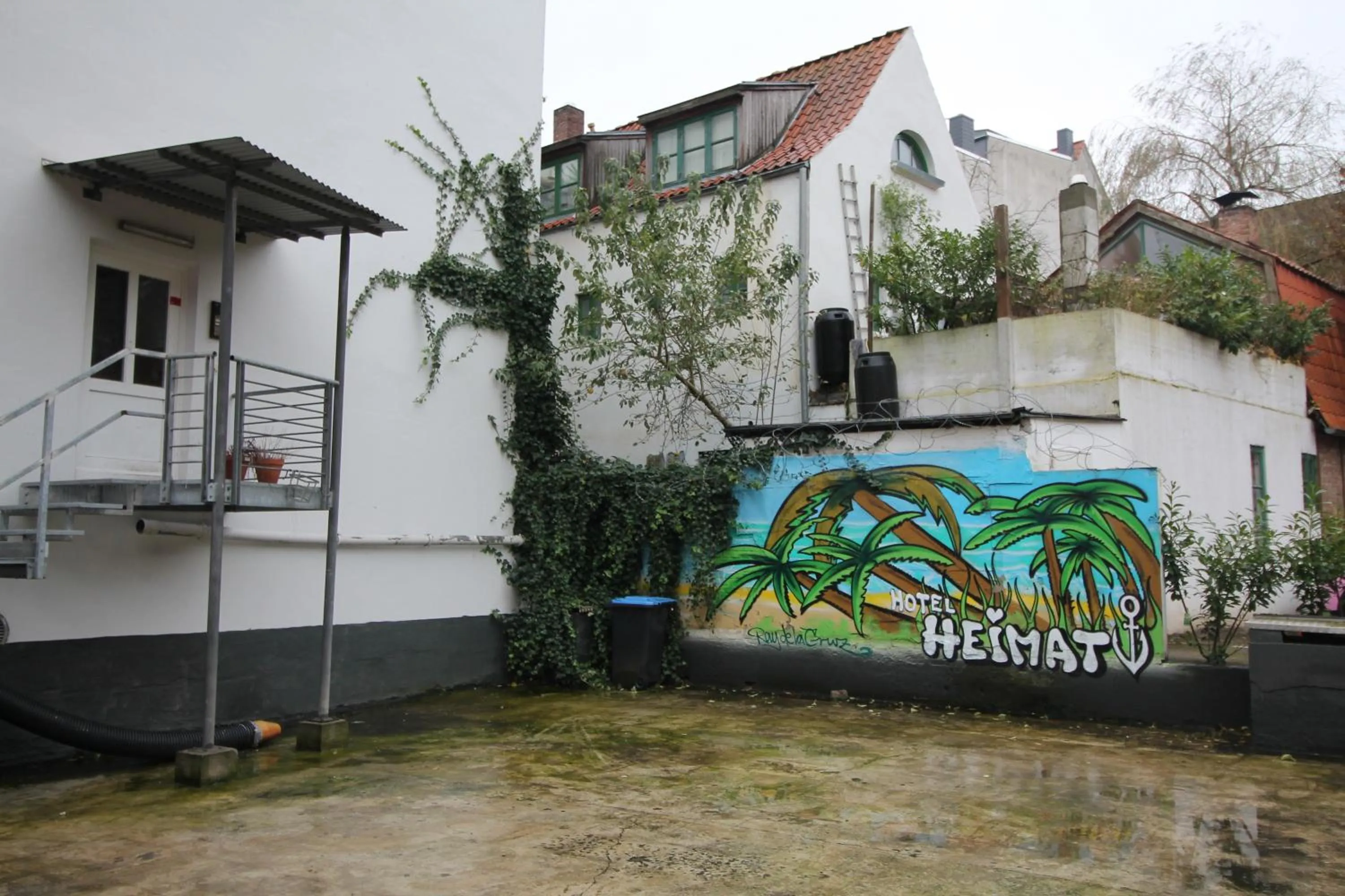 Patio in Heimat St. Pauli