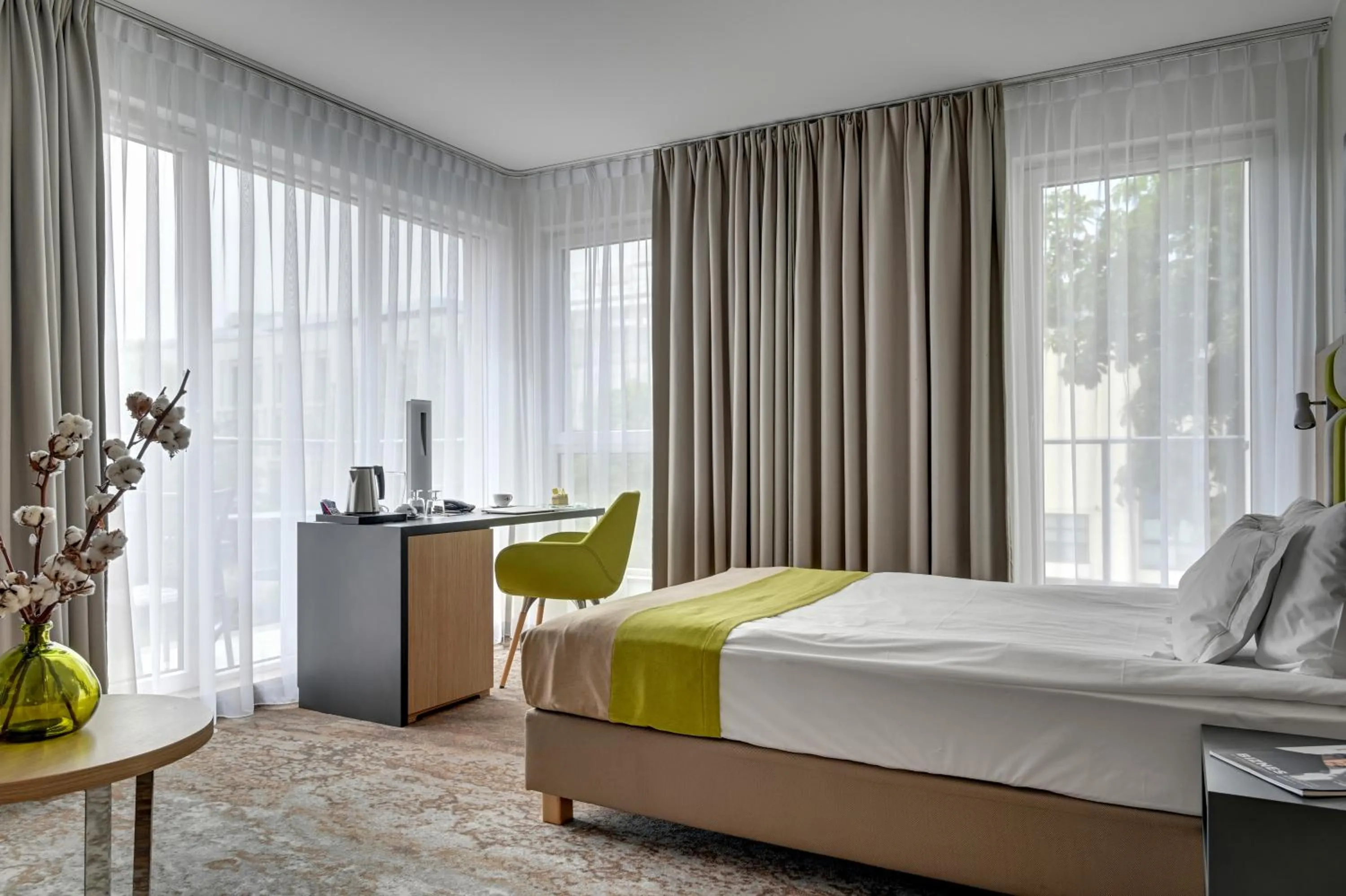 Bed in GRANO HOTEL Gdańsk Riverside dawniej HOTEL ALMOND BUSINESS & SPA