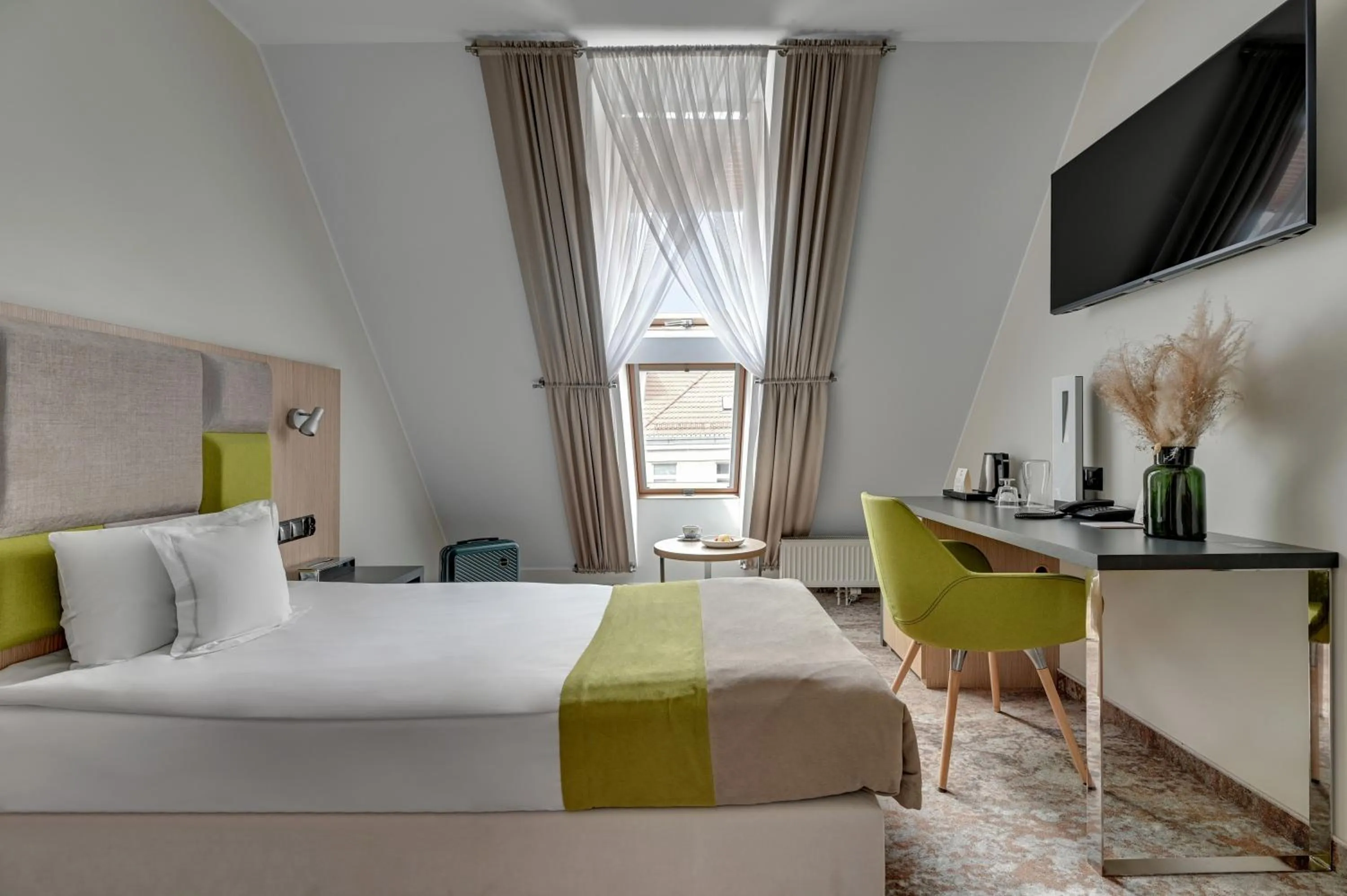 Bed in GRANO HOTEL Gdańsk Riverside dawniej HOTEL ALMOND BUSINESS & SPA