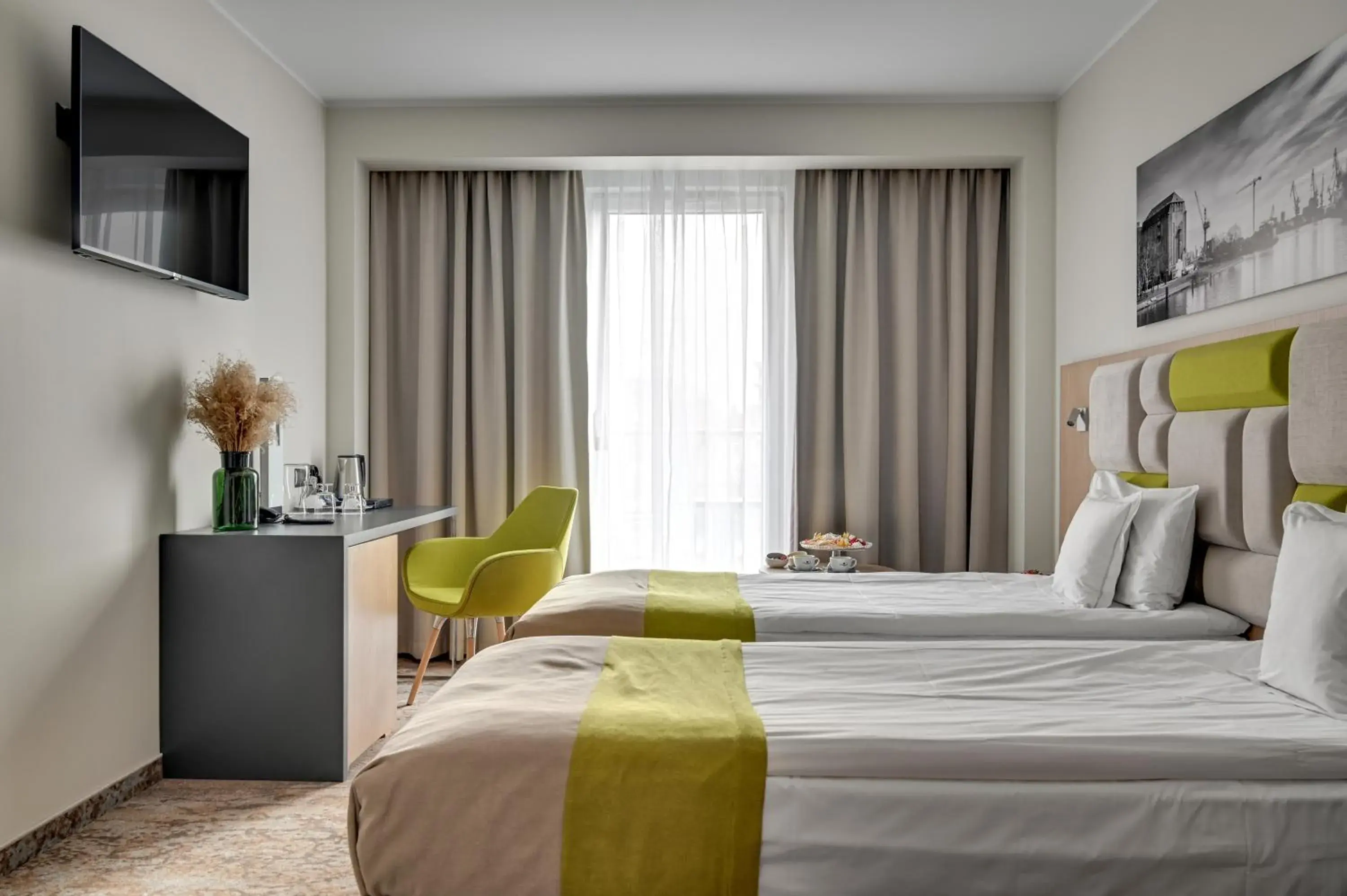 Standard Twin Room in GRANO HOTEL Gdańsk Riverside dawniej HOTEL ALMOND BUSINESS & SPA Standard Twin Room in GRANO HOTEL Gdańsk Riverside dawniej HOTEL ALMOND BUSINESS & SPA