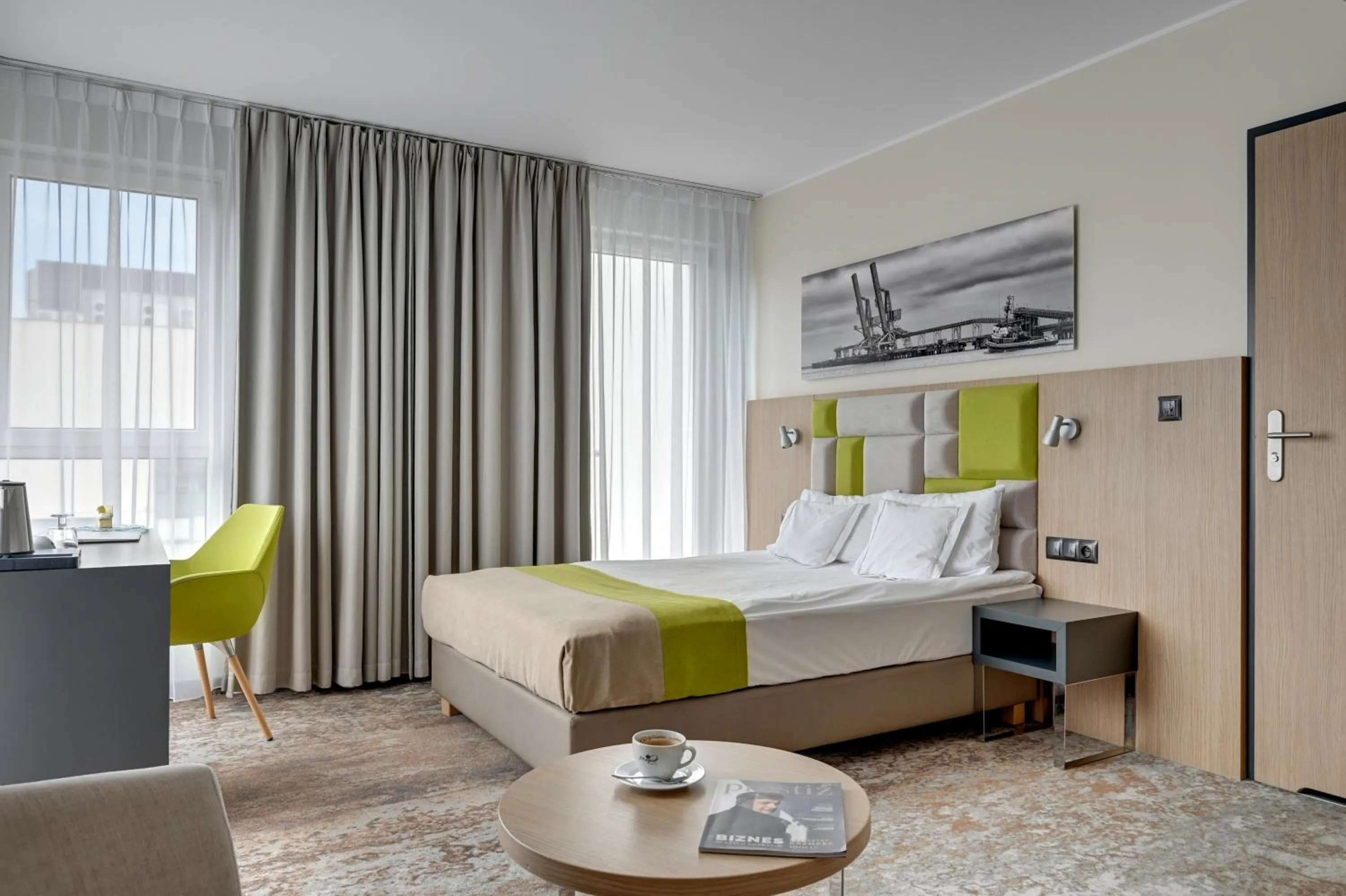 Bed in GRANO HOTEL Gdańsk Riverside dawniej HOTEL ALMOND BUSINESS & SPA