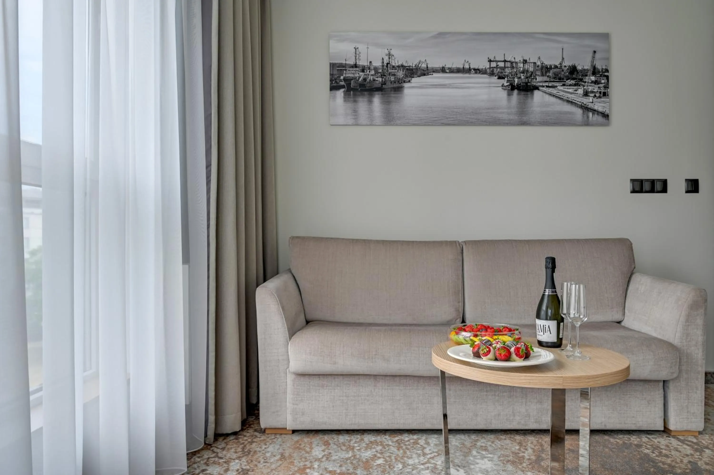 Seating area in GRANO HOTEL Gdańsk Riverside dawniej HOTEL ALMOND BUSINESS & SPA