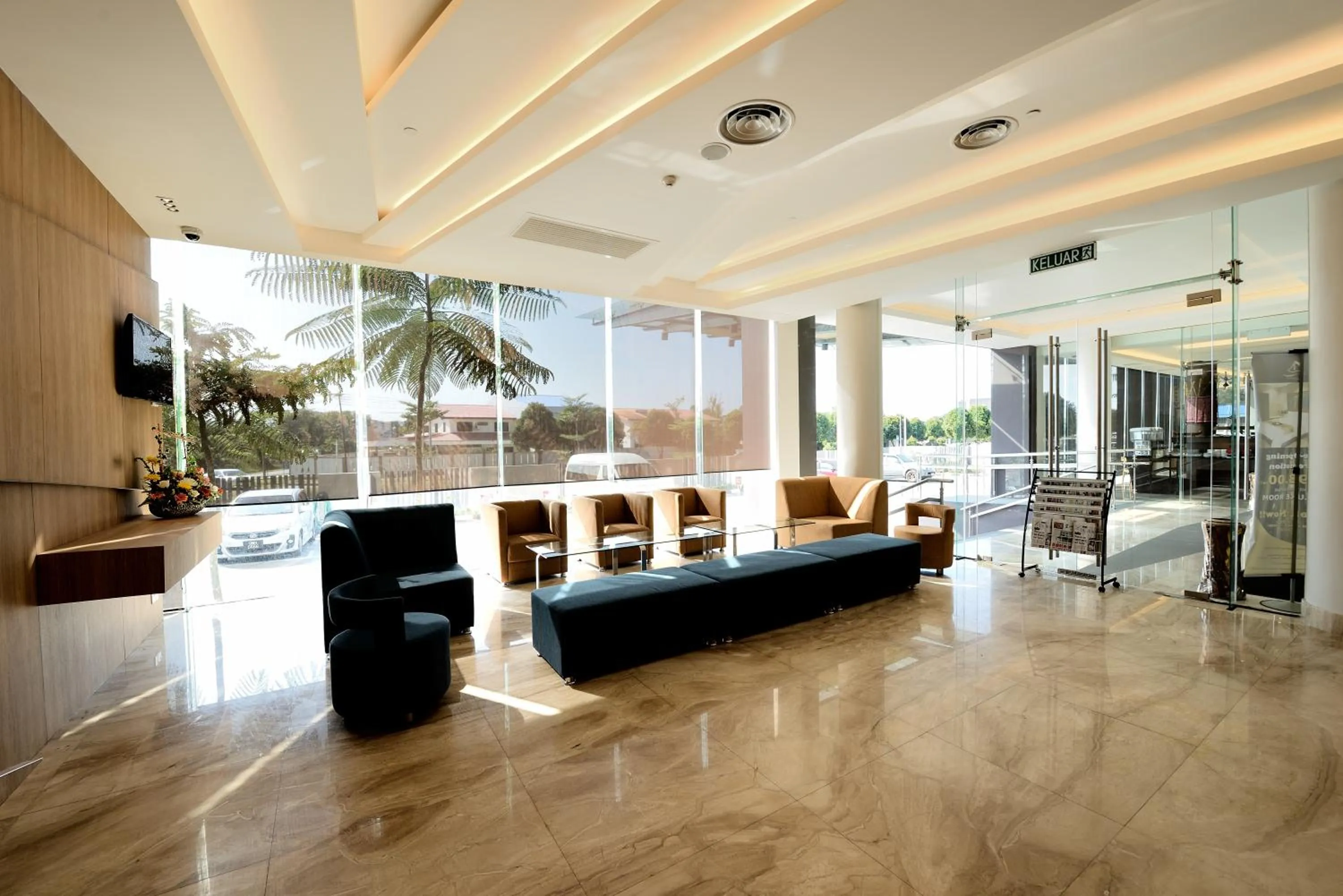 Lobby or reception in Goldenbay Hotel