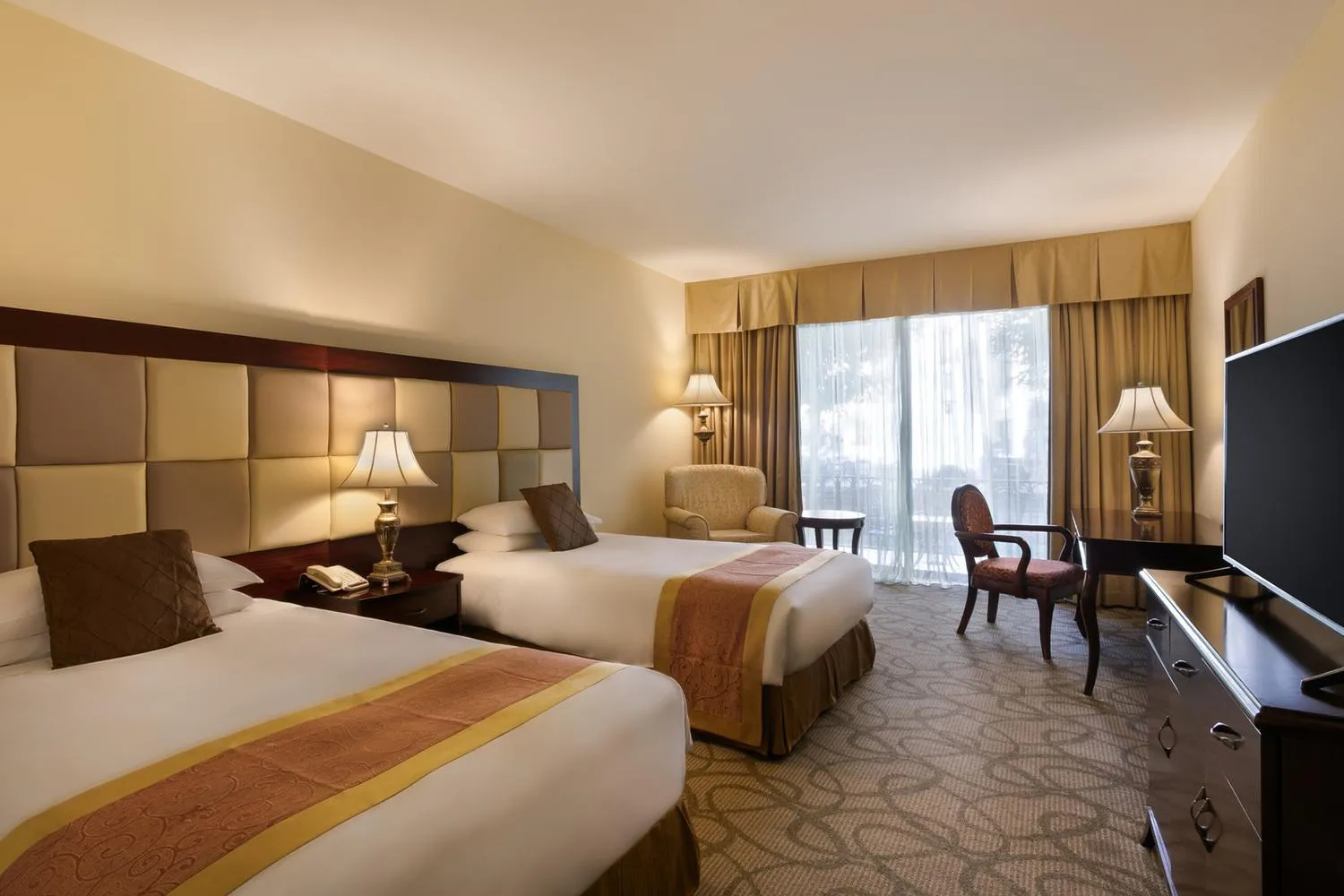 Bed in Grand Hotel Excelsior