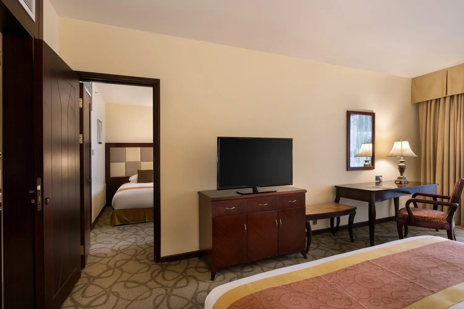 Bed in Grand Hotel Excelsior