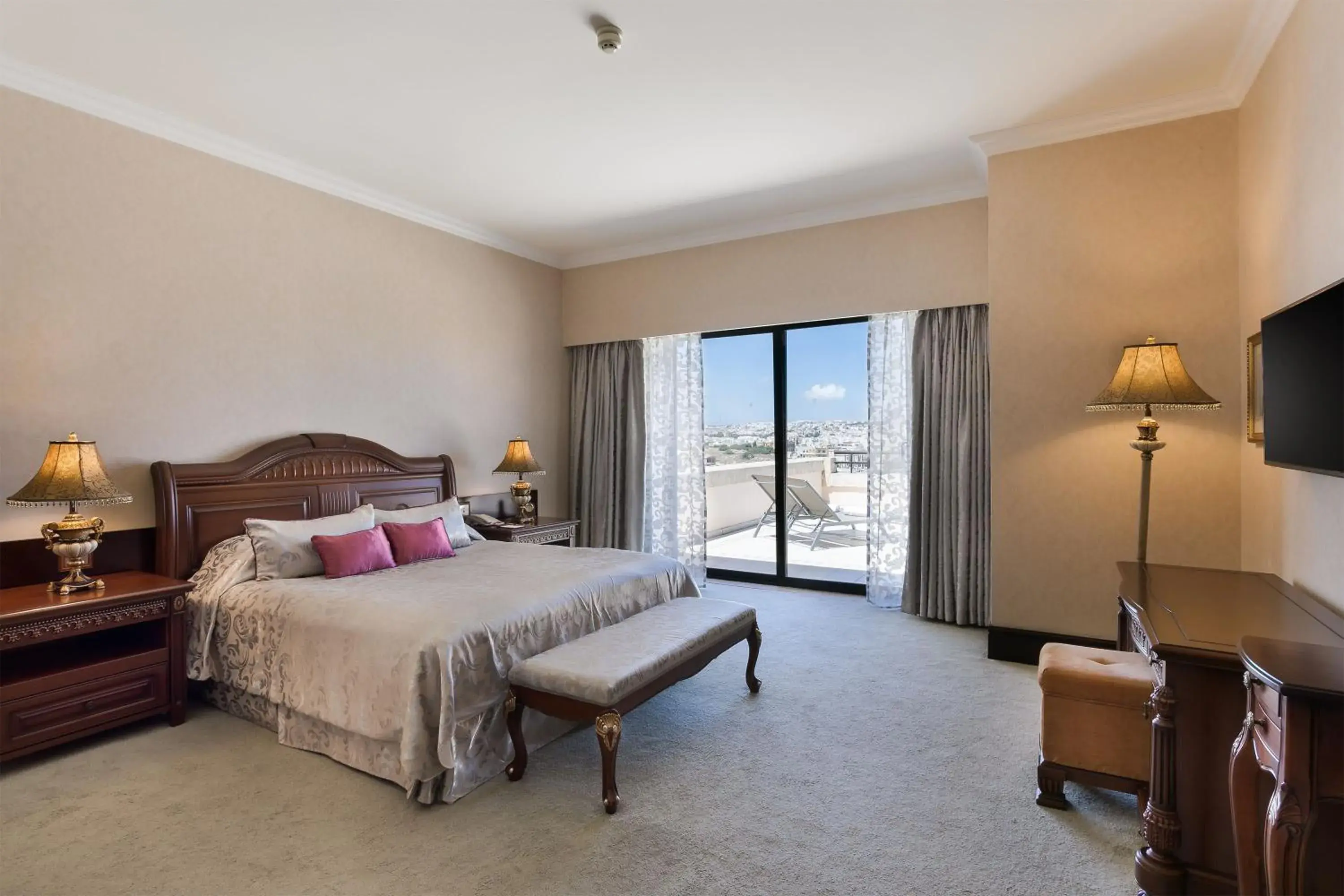 Presidential Suite with Terrace and Full Sea View in Grand Hotel Excelsior Presidential Suite with Terrace and Full Sea View in Grand Hotel Excelsior