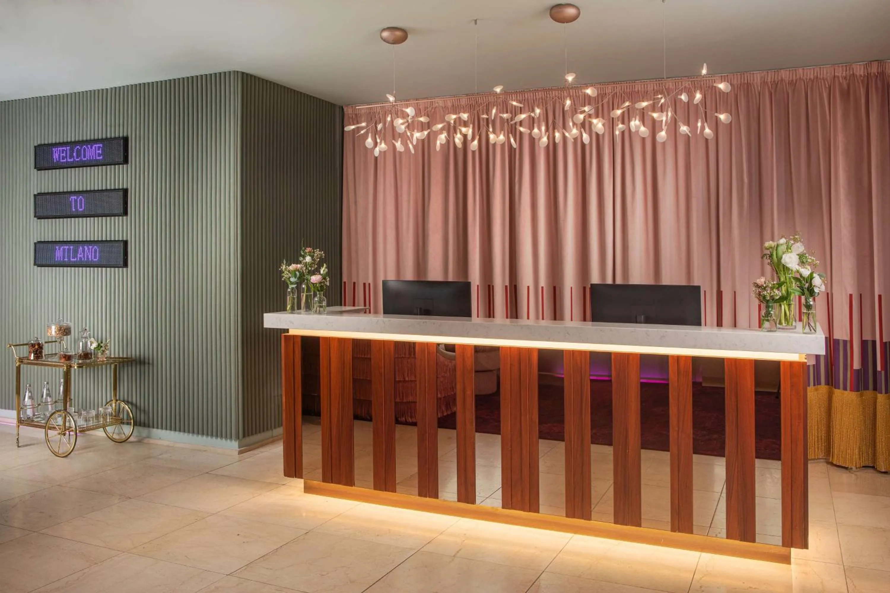 Lobby or reception in Avani Palazzo Moscova Milan Hotel