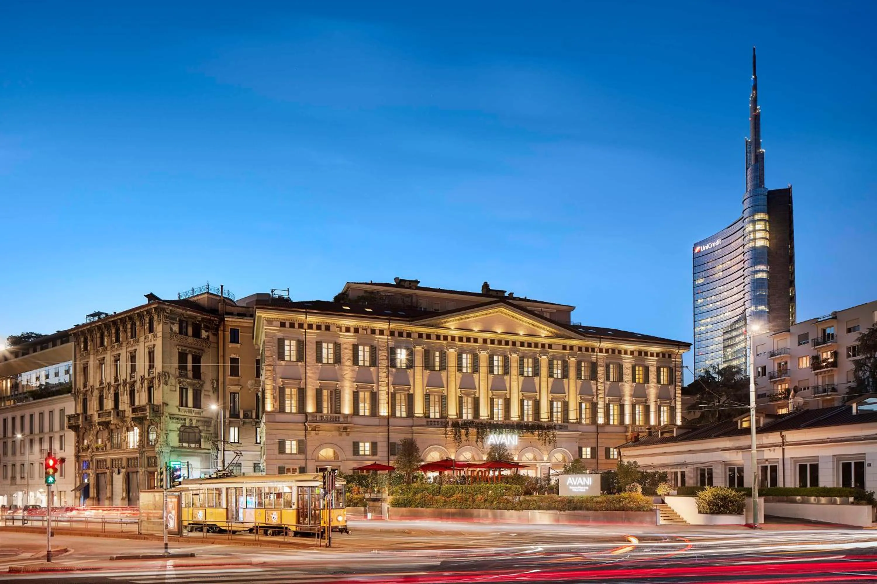 Property building in Avani Palazzo Moscova Milan Hotel
