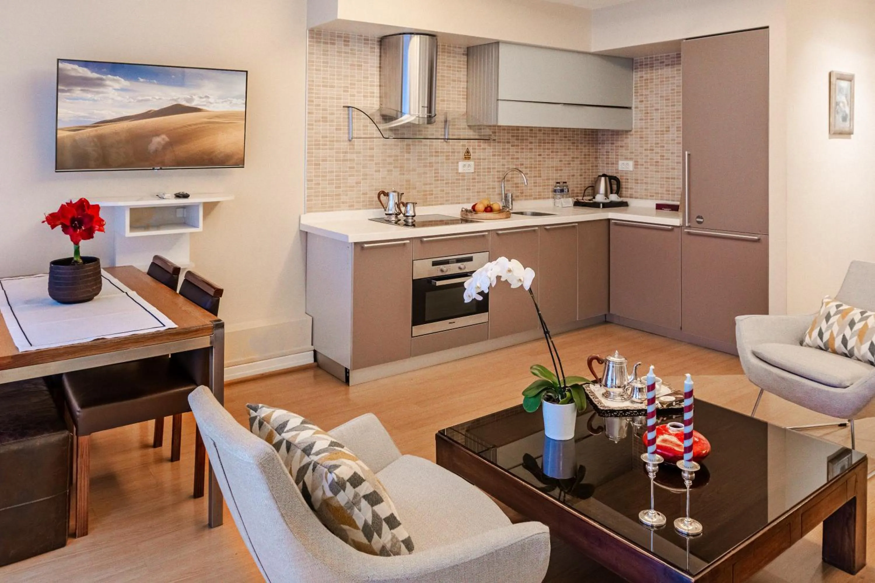 Living room in Cheya Deluxe Residence Nisantasi Istanbul City Center