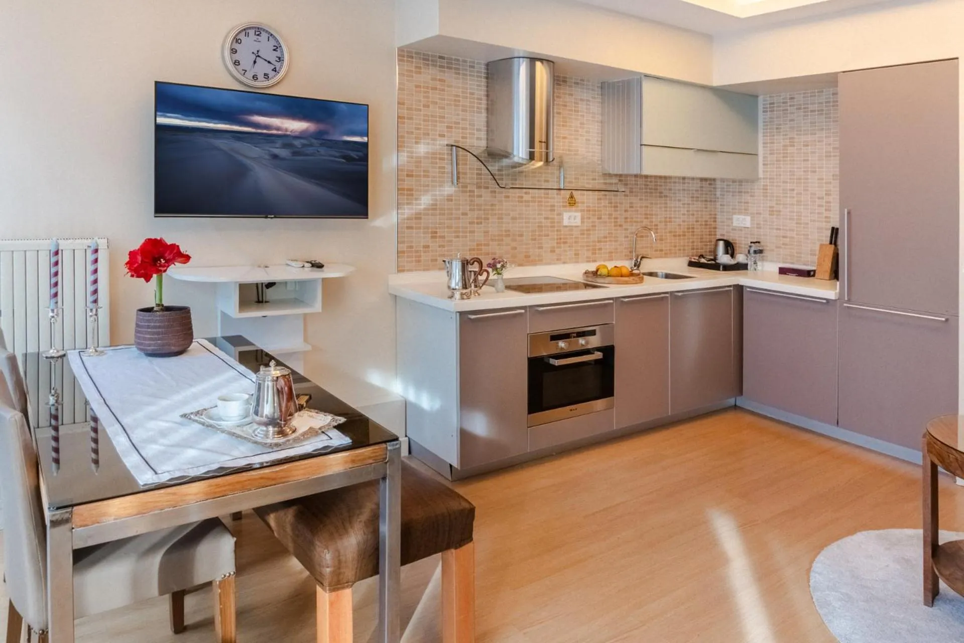 kitchen in Cheya Deluxe Residence Nisantasi Istanbul City Center