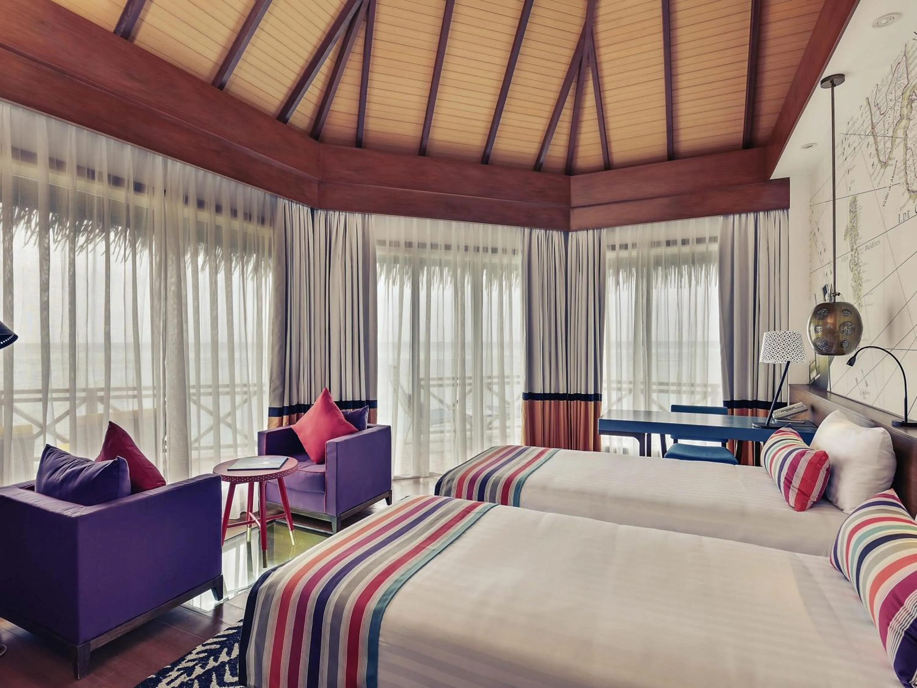 Bedroom, Bed in Mercure Maldives Kooddoo - Adults-Only Escape - 50 percent off Domestic Transfers