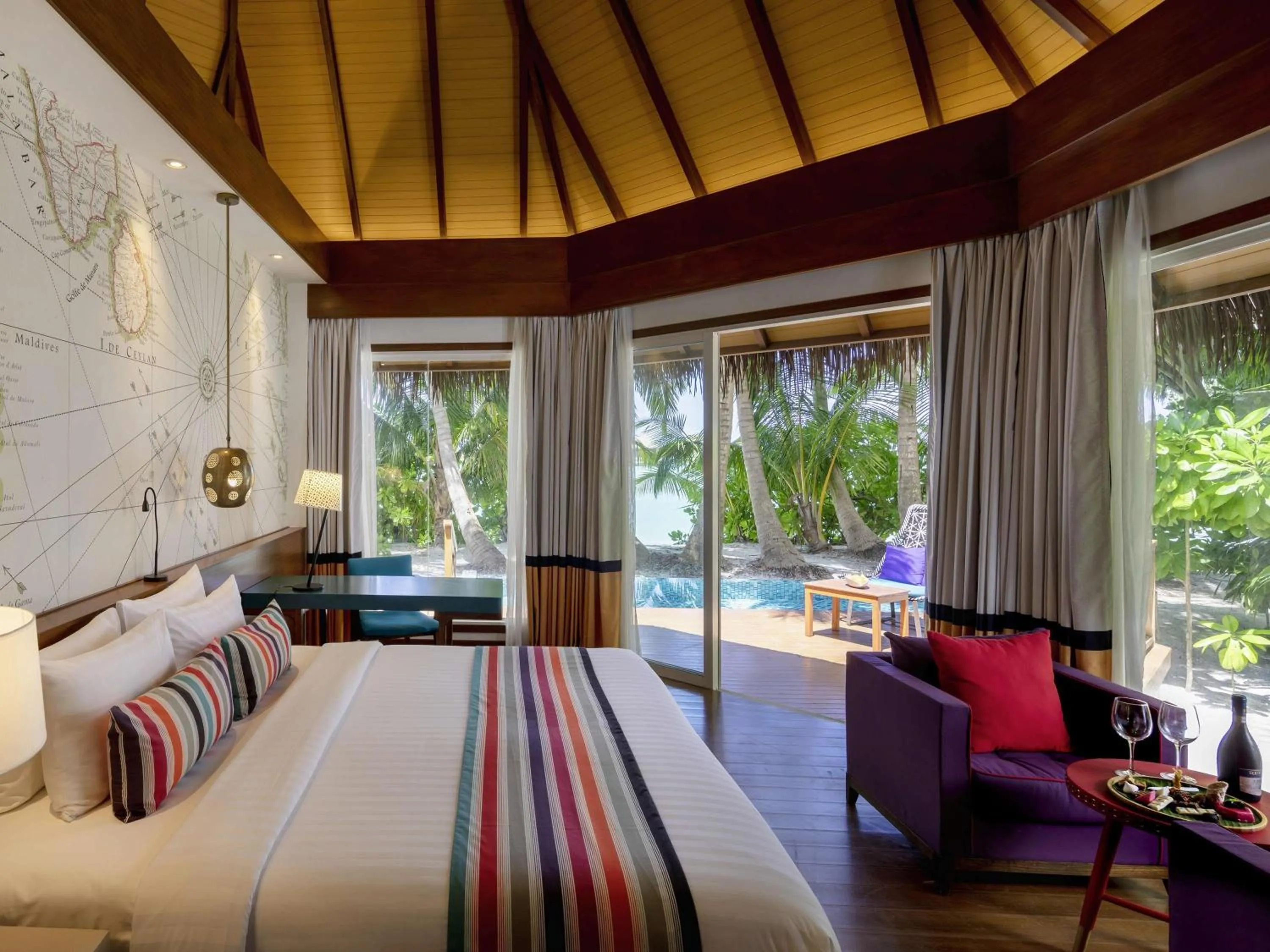 Bedroom, Bed in Mercure Maldives Kooddoo - Adults-Only Escape - 50 percent off Domestic Transfers