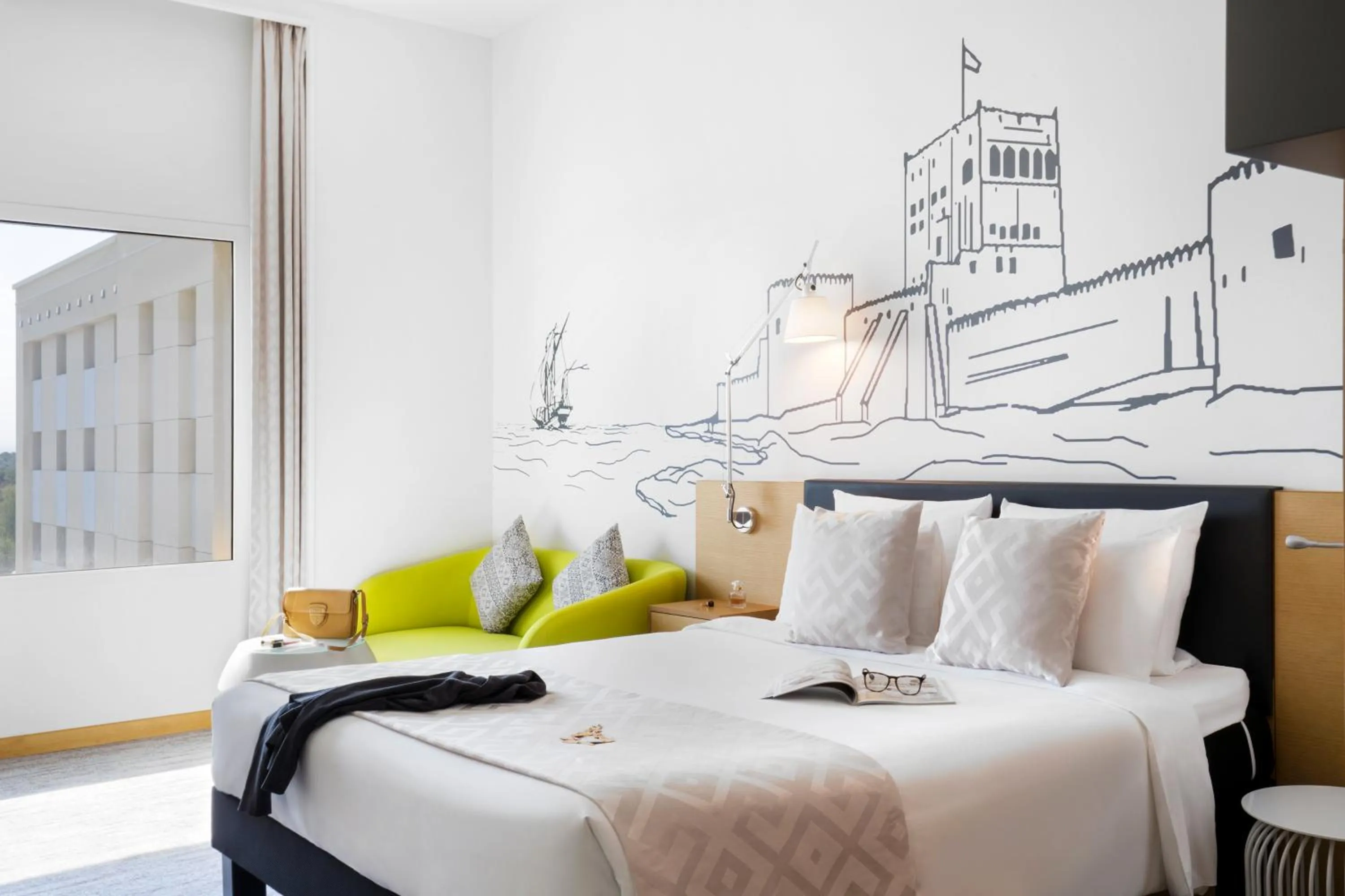 Bed in Mercure Sohar