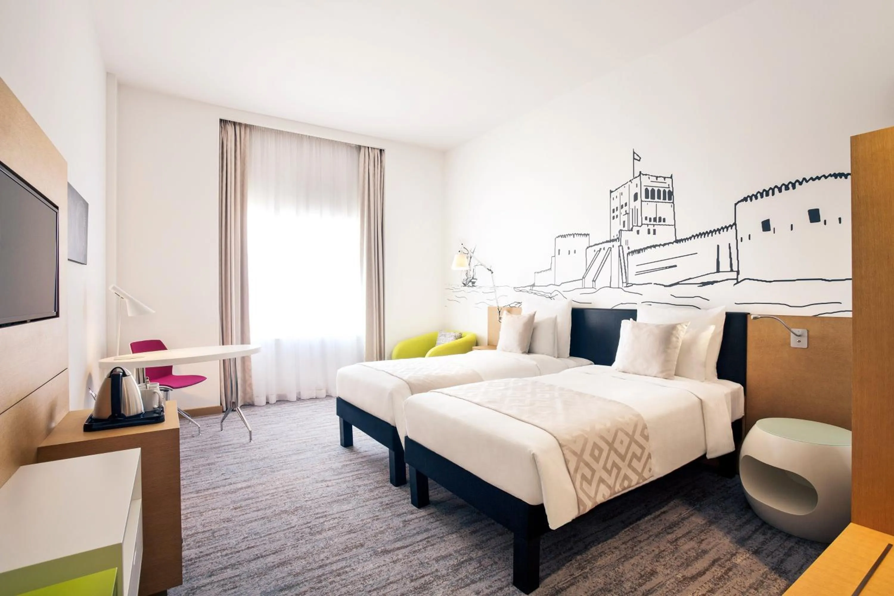 Bed in Mercure Sohar