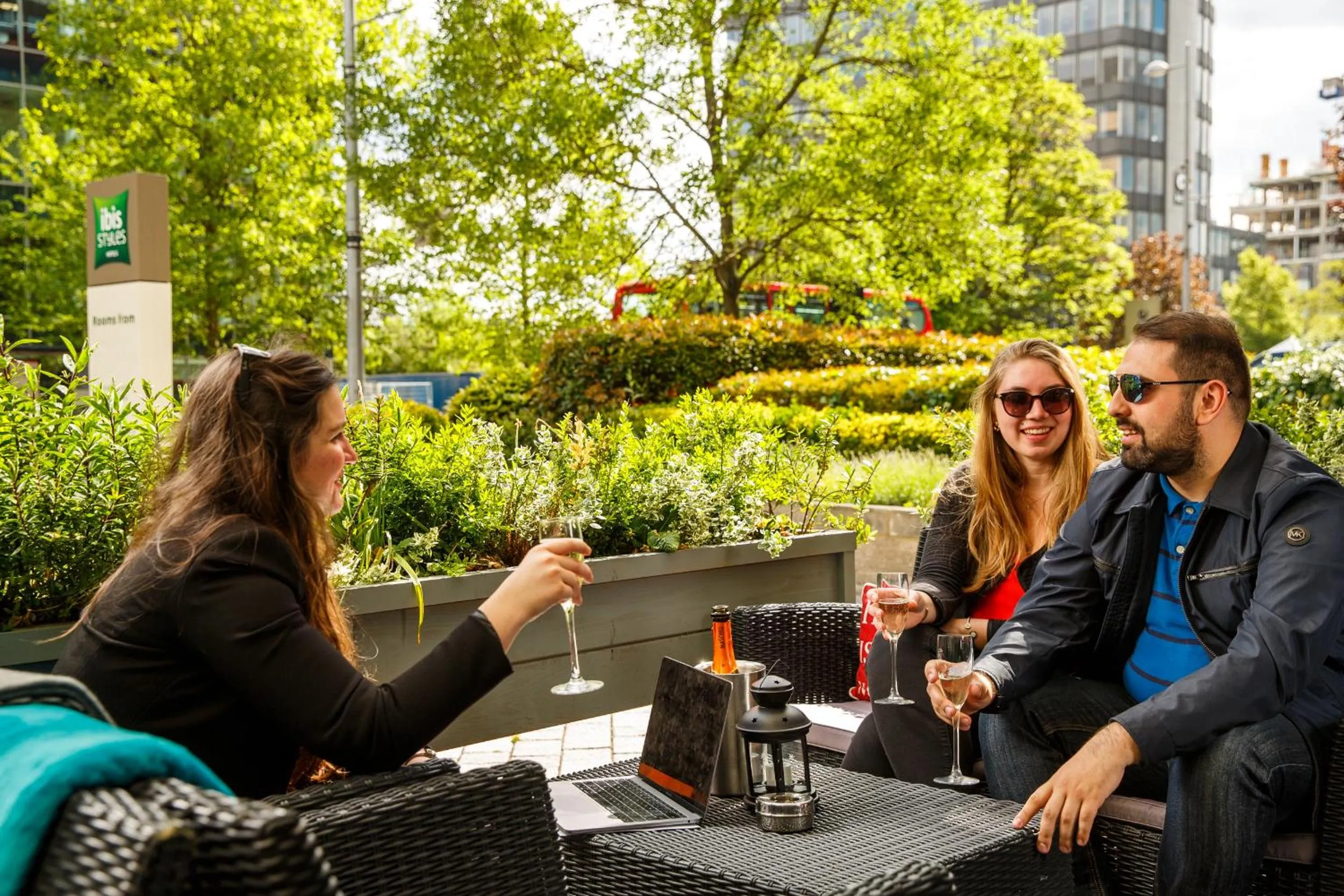 Patio in ibis Styles London Ealing