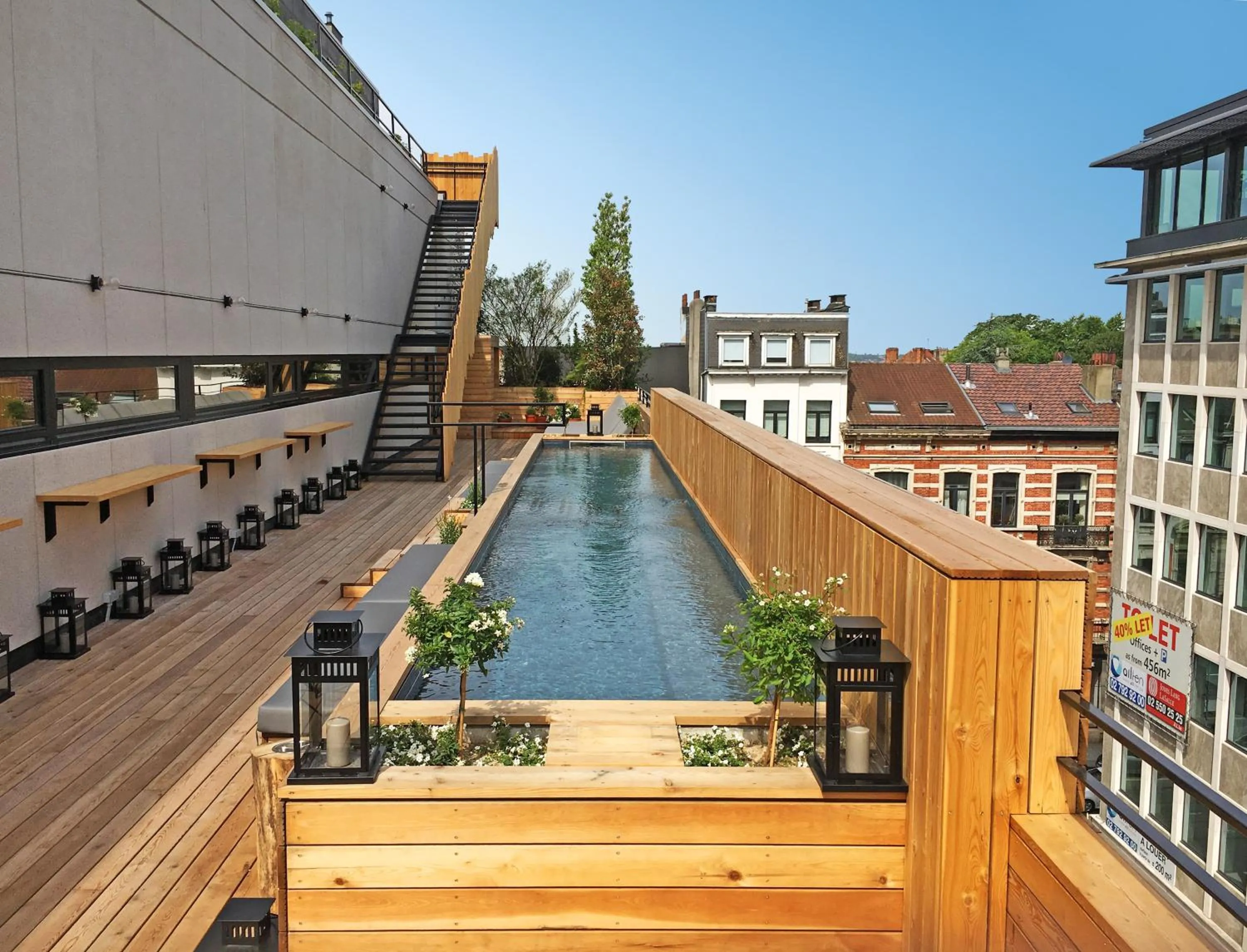 View (from property/room) in JAM Brussels