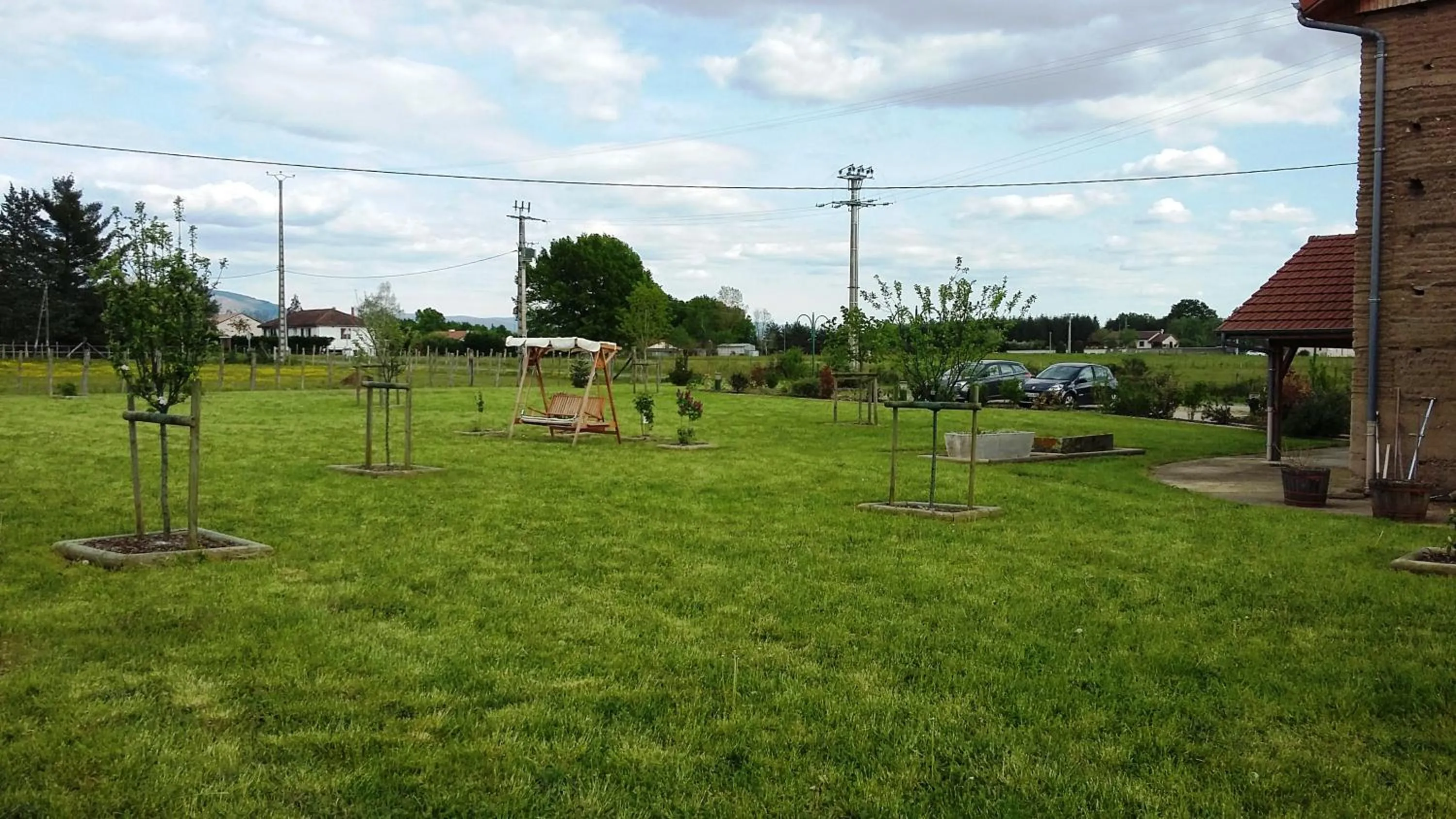 Garden view in Maison d'hôtes La Tuilerie