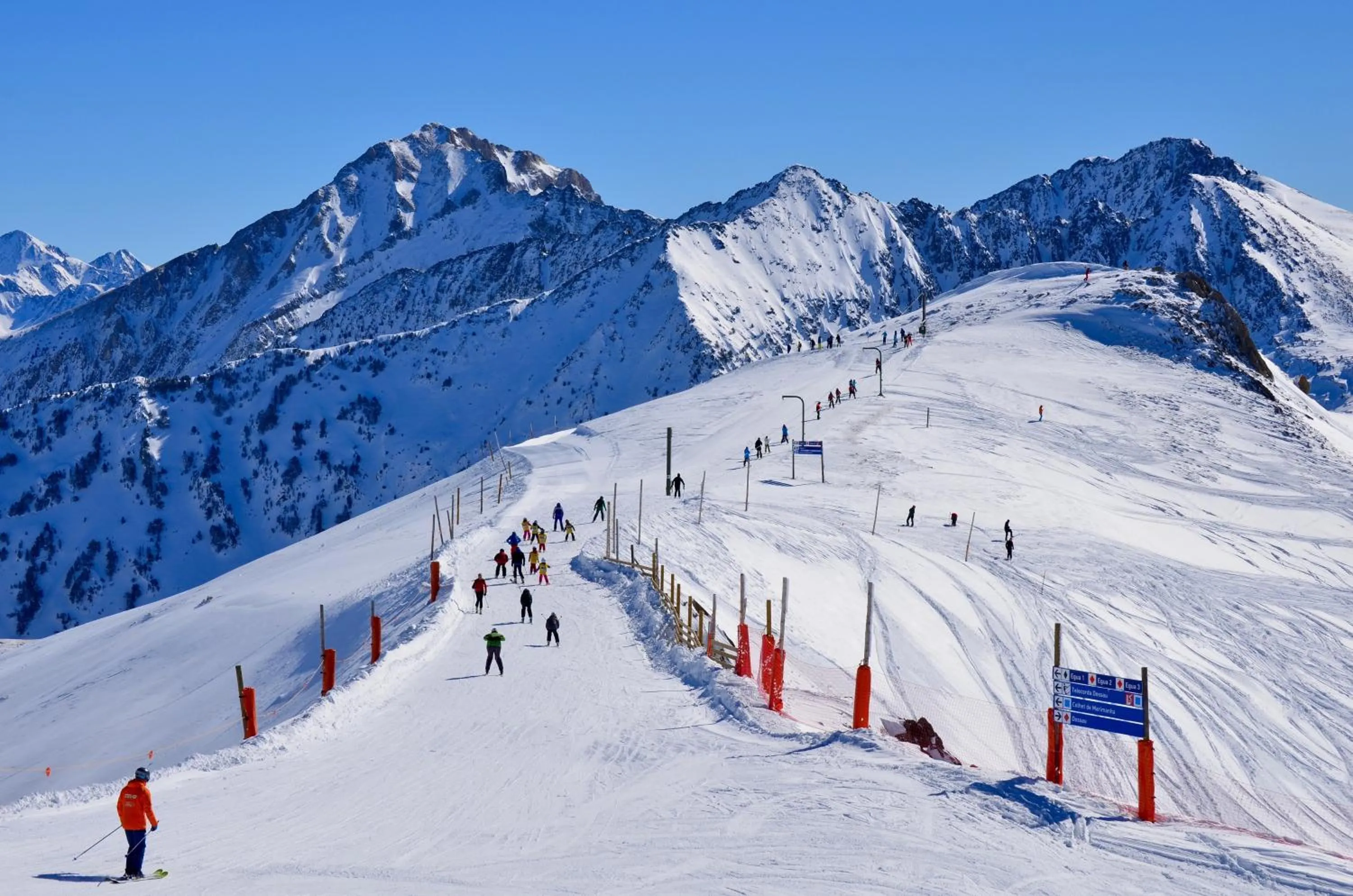 Skiing in Hotel SNÖ Mont Romies