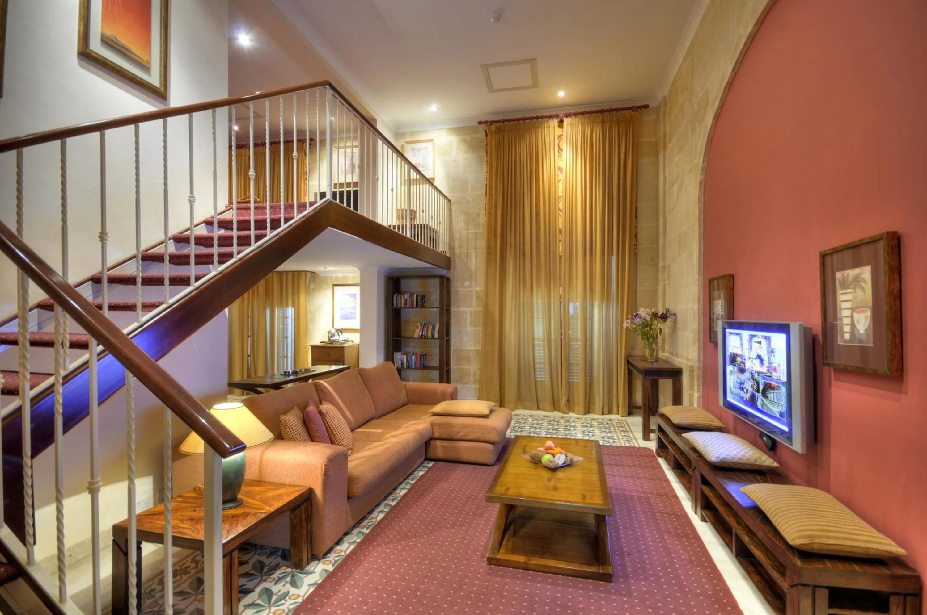 Living room in AX Palazzo Capua