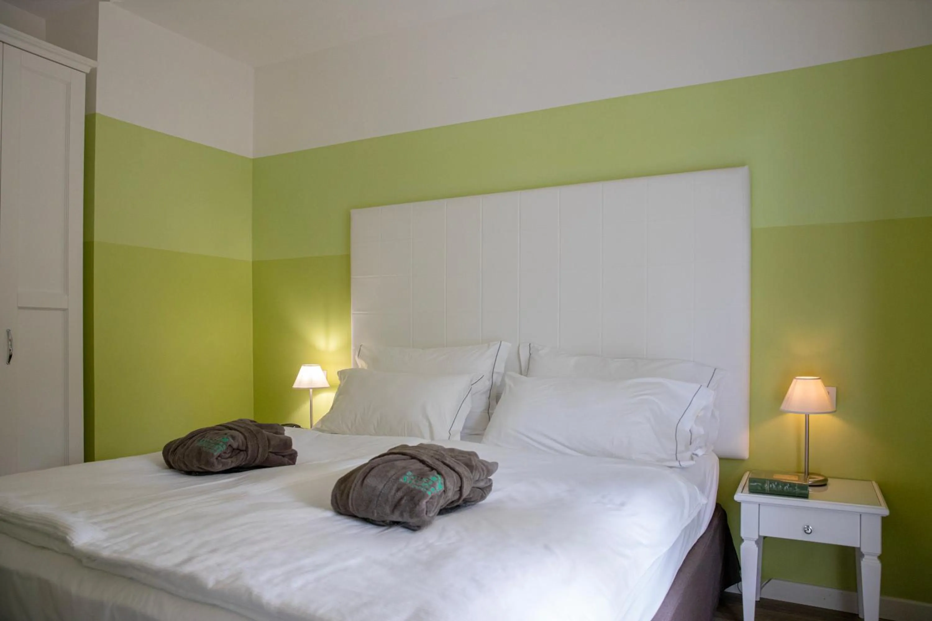 Bed in Palace Hotel San Pietro