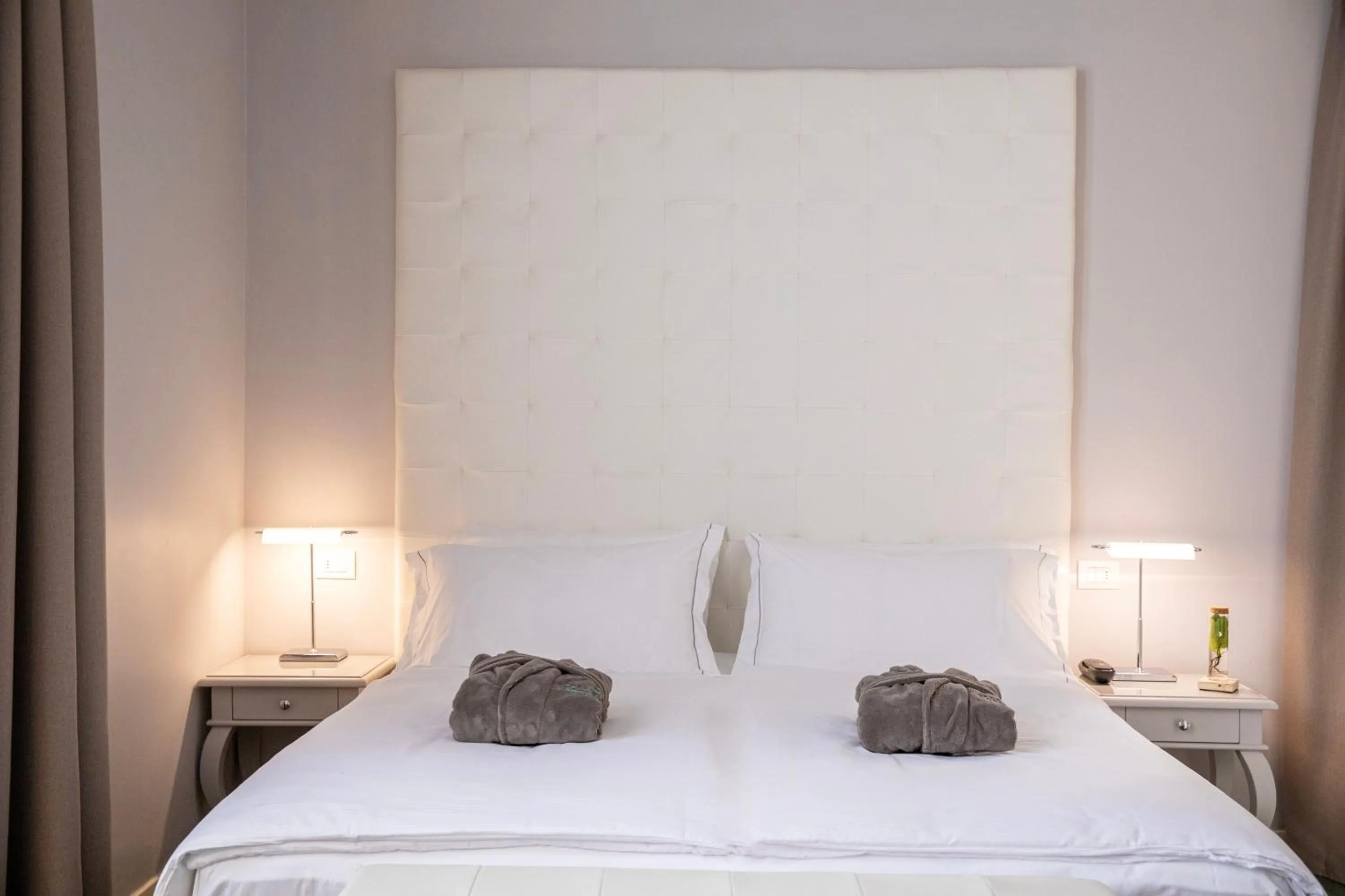 Bed in Palace Hotel San Pietro