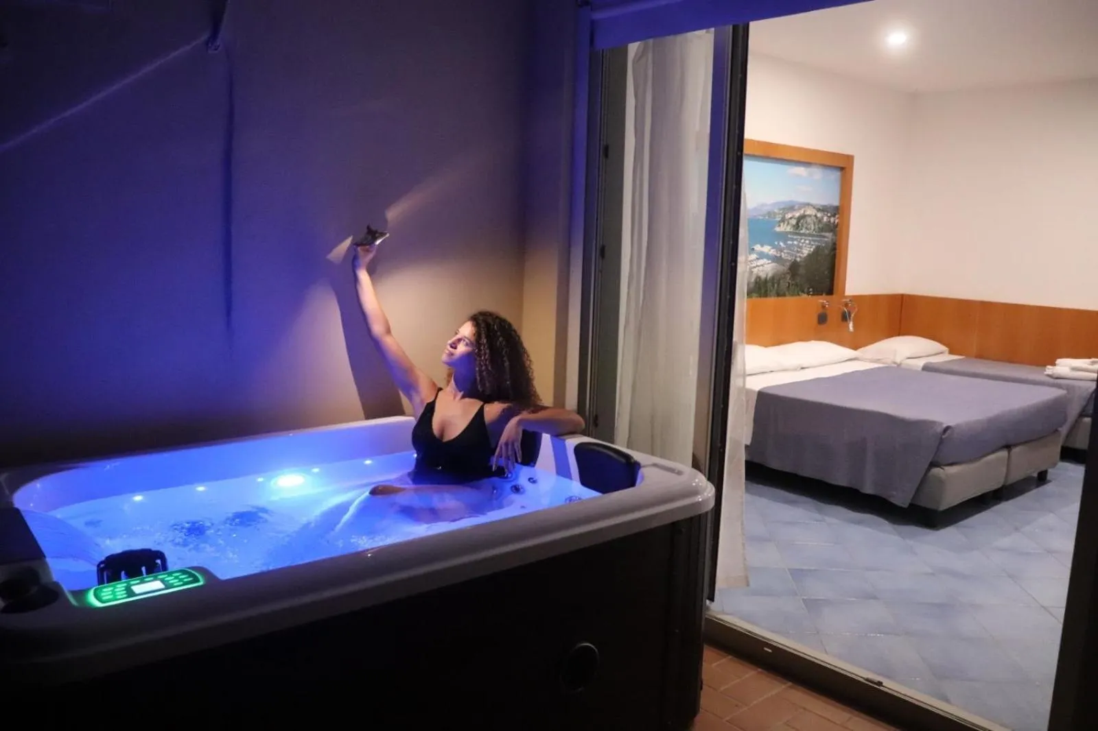 Bed in Hotel Residence La Darsena